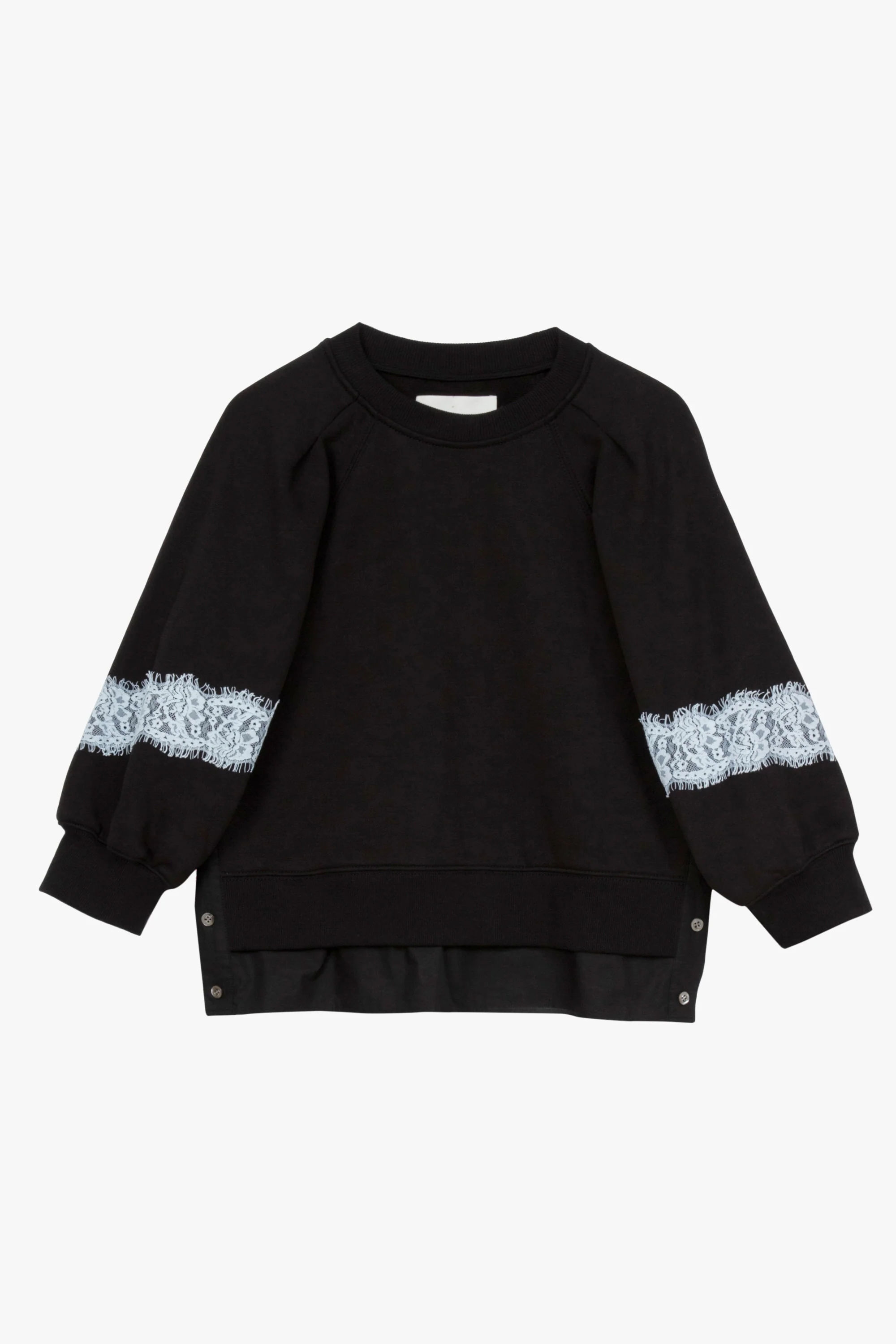 Lantern Sleeve Cotton Sweatshirt - Image 12