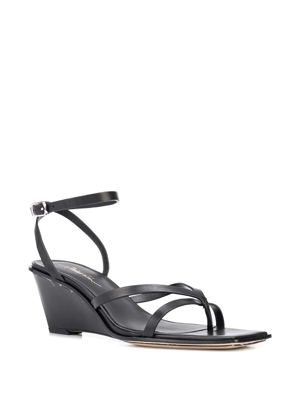 Laura - 60MM Ankle Wrap Wedge - Image 2