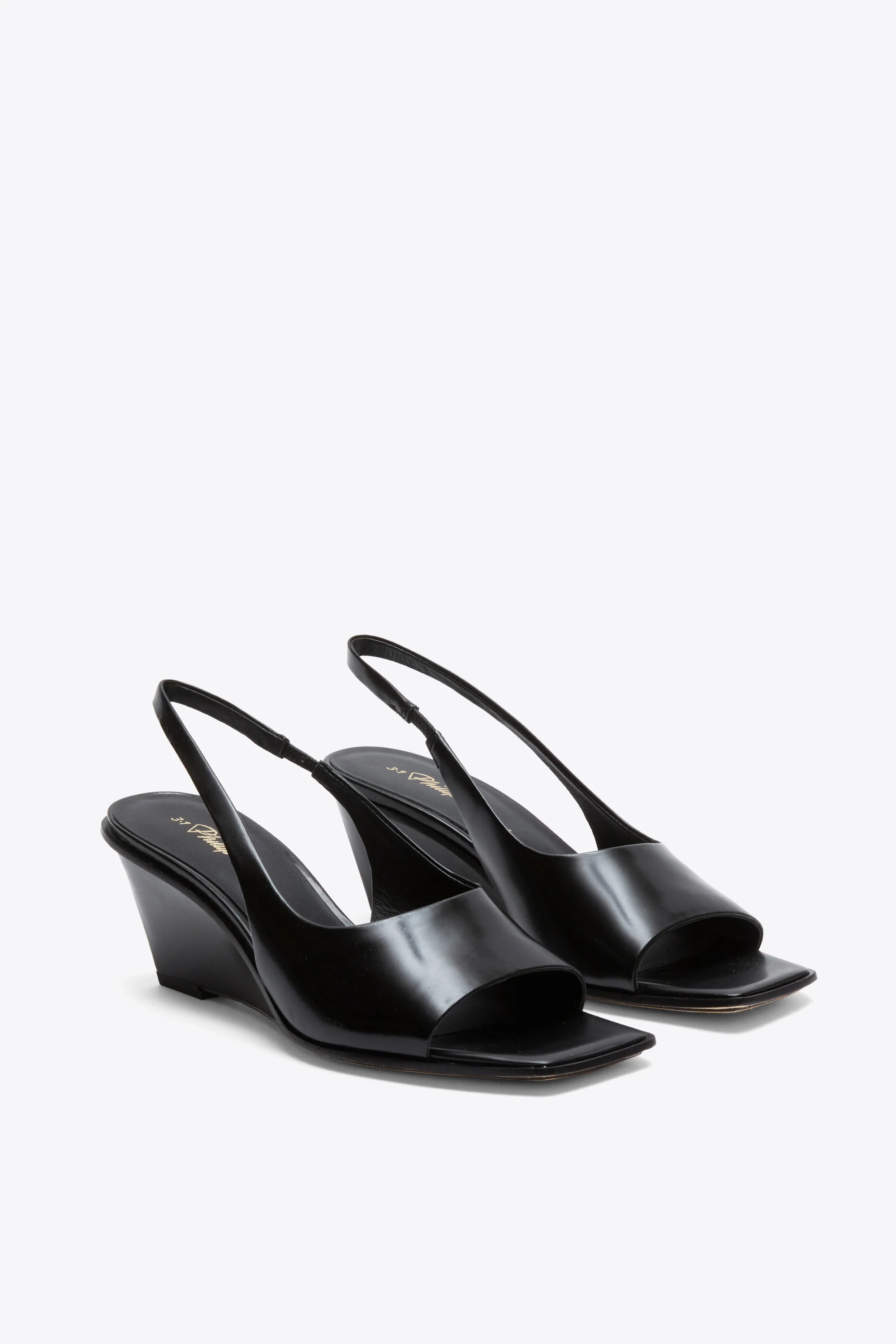 Laura - 60MM Slingback Wedge Sandal - Image 2