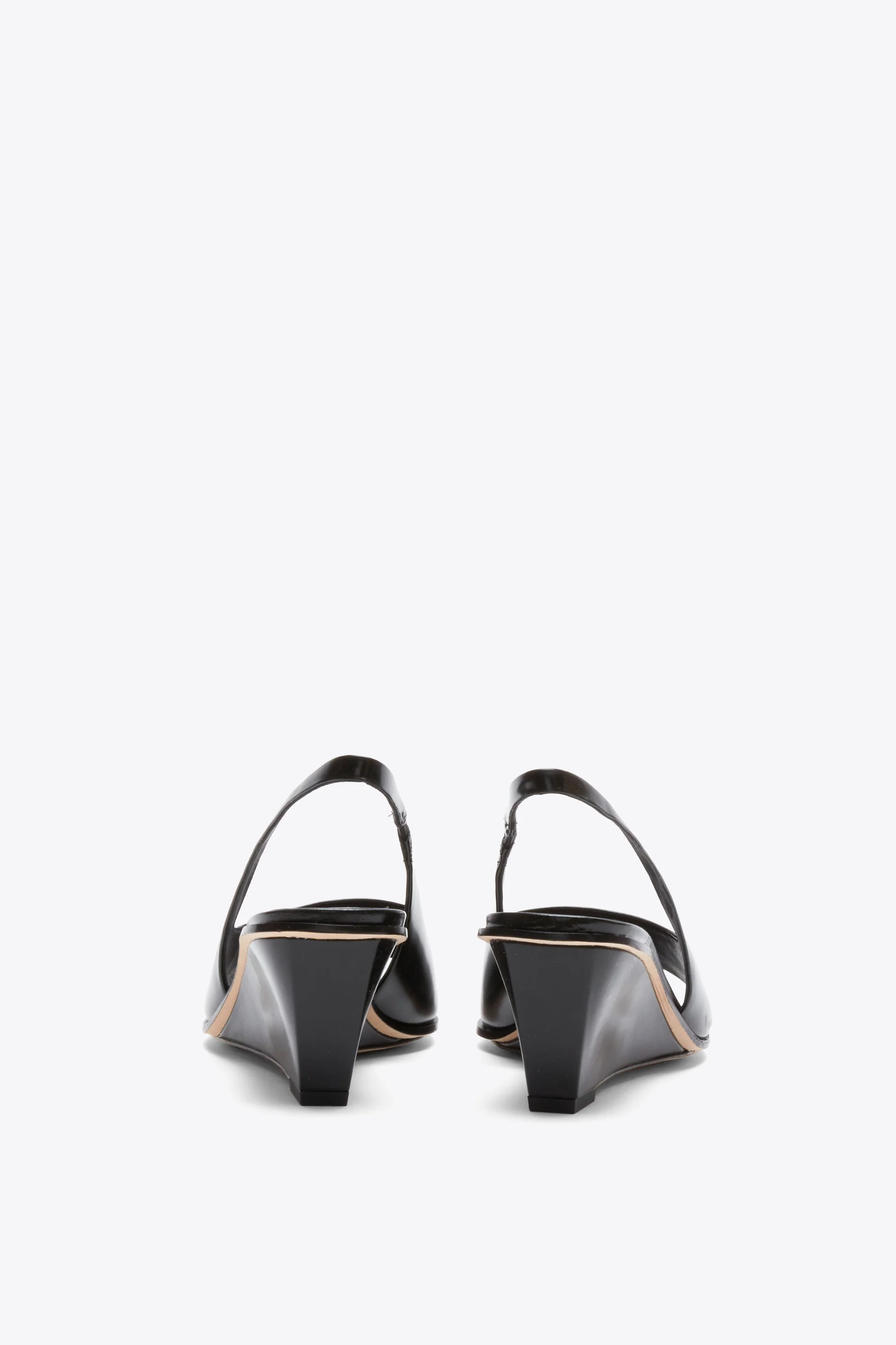 Laura - 60MM Slingback Wedge Sandal - Image 3