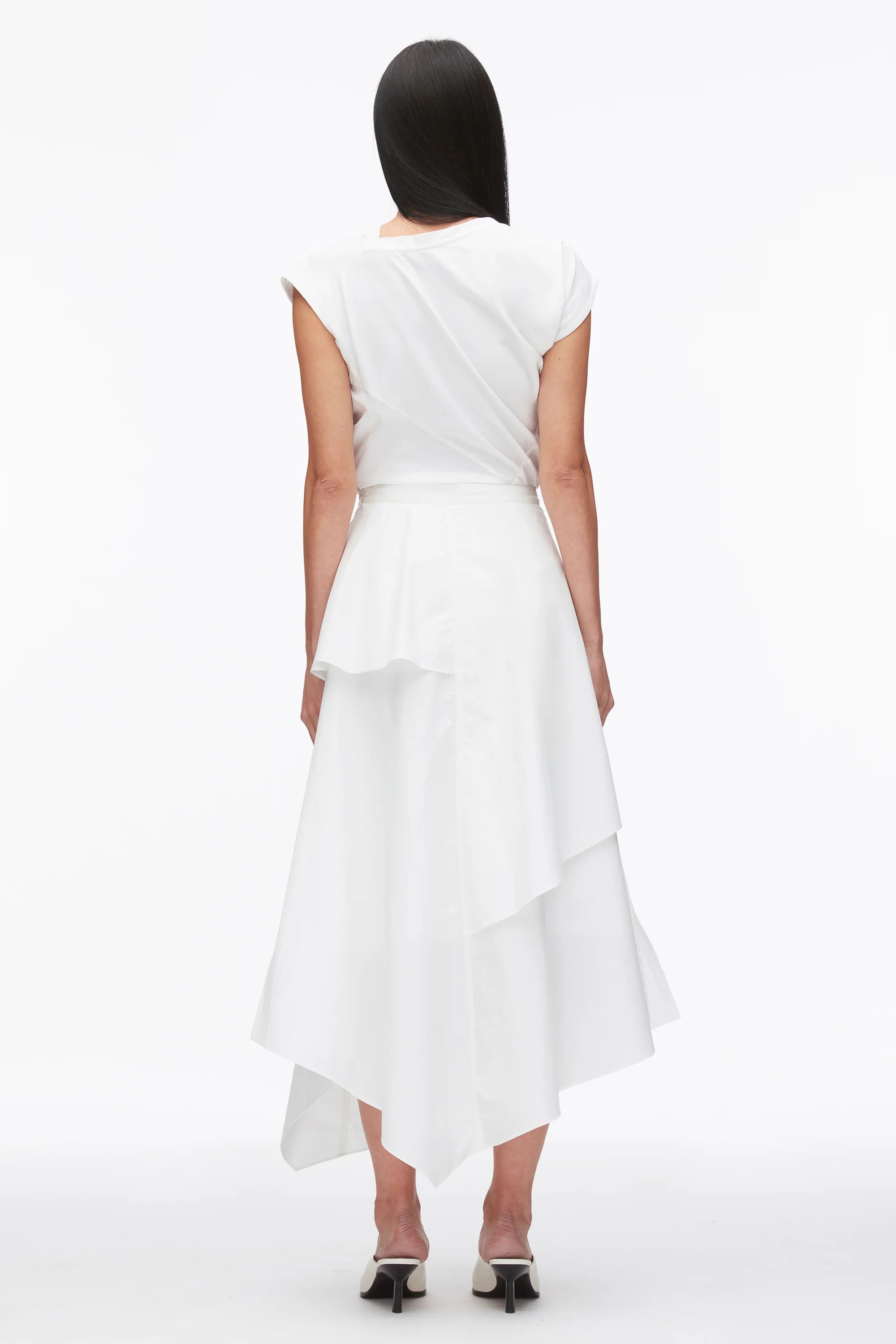 Layered Skirt with Floral Appliqué - Image 5