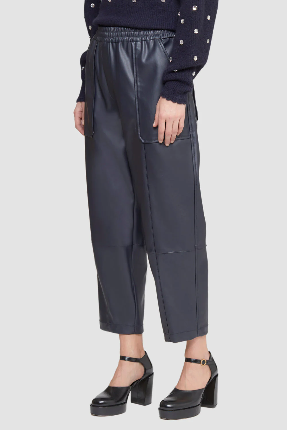 Leather Alternative Pull-On Trouser - Image 3