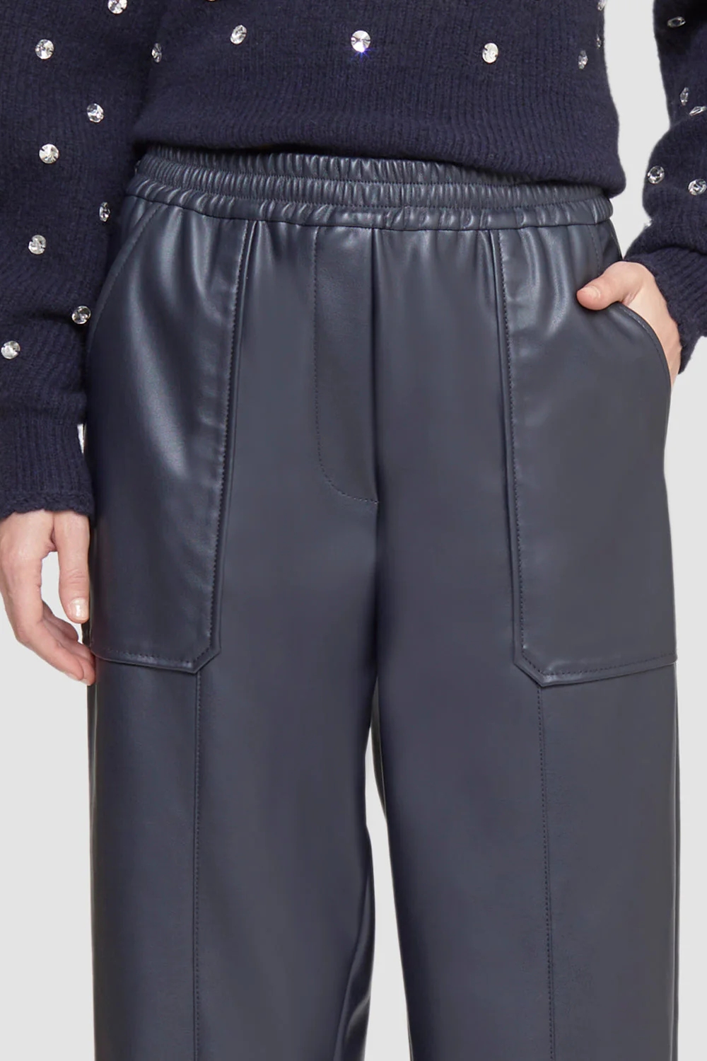 Leather Alternative Pull-On Trouser - Image 5