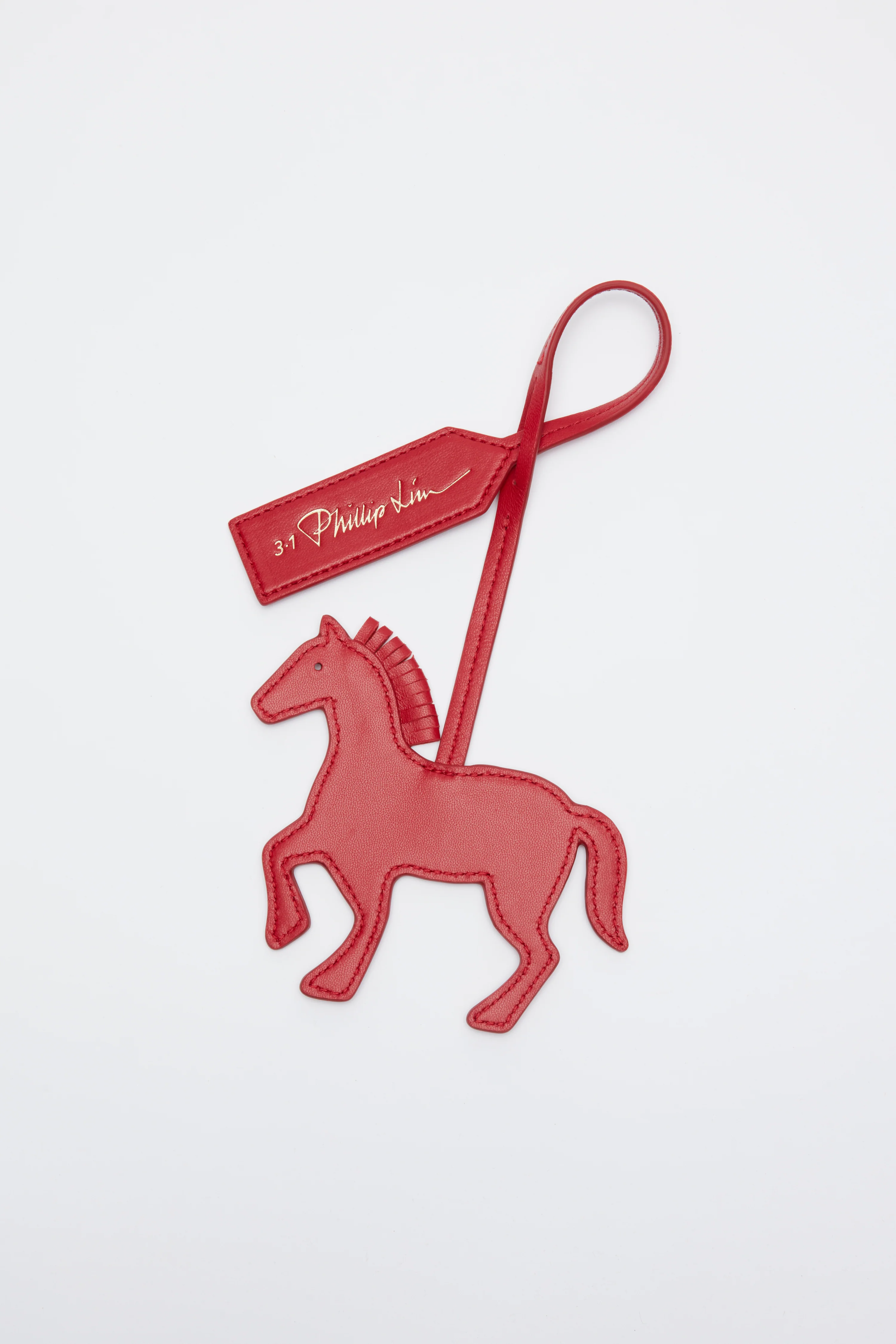 Leather Horse Charm Tag