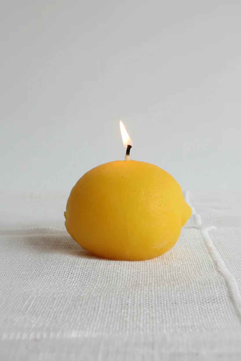 Lemon Beeswax Candle