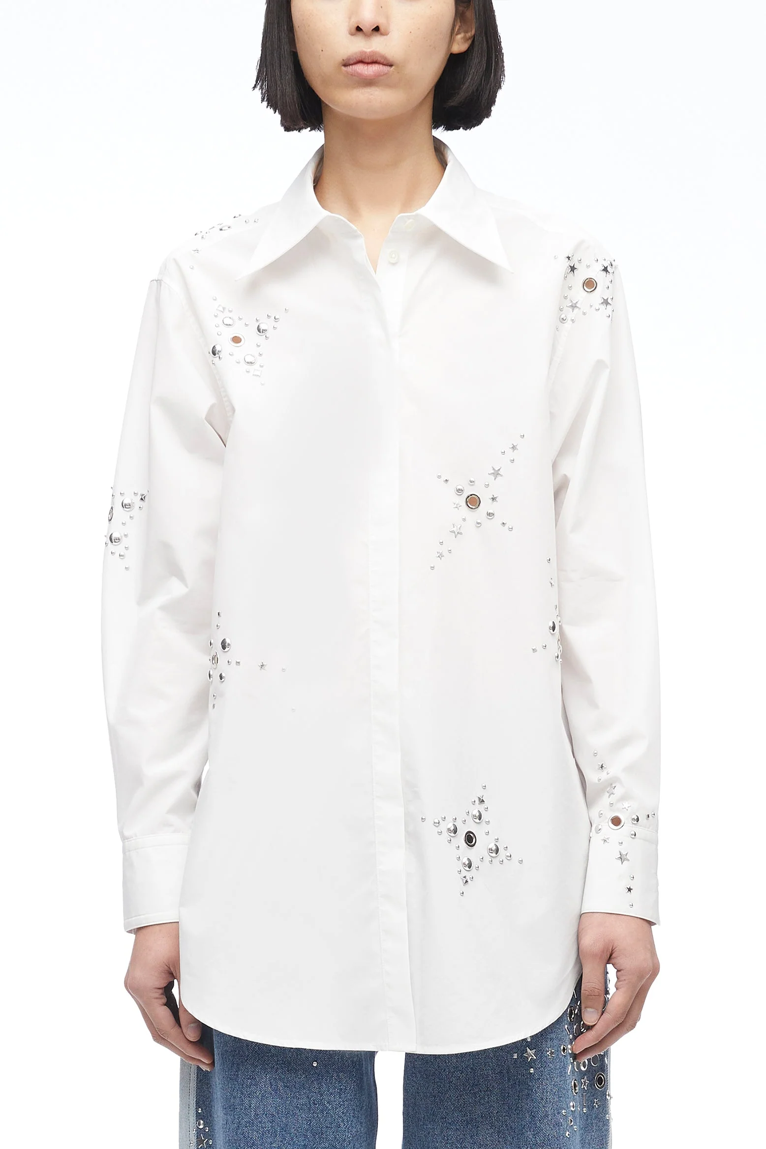 Liberty Embellished Button Up Shirt - Image 2