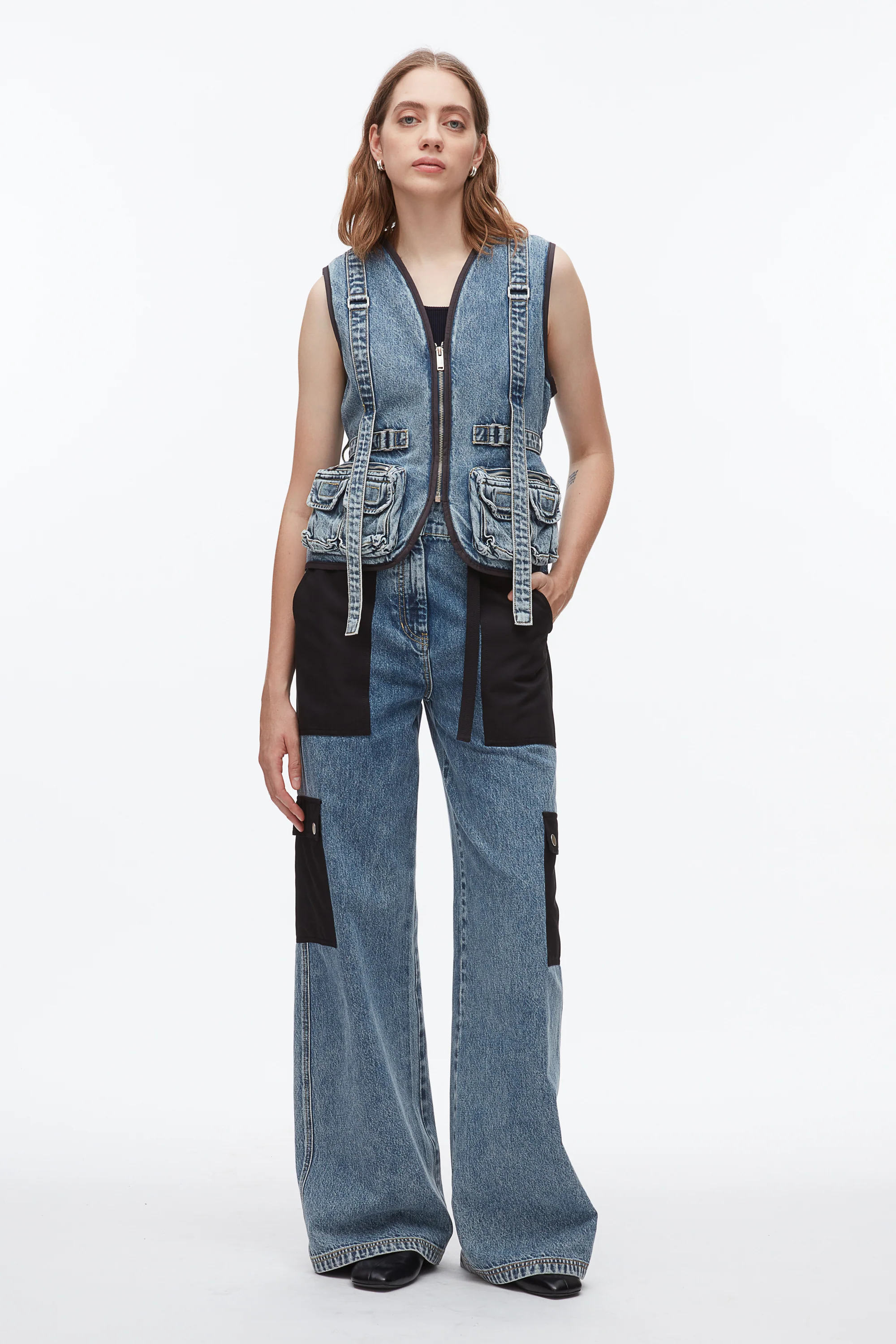 Denim Field Vest