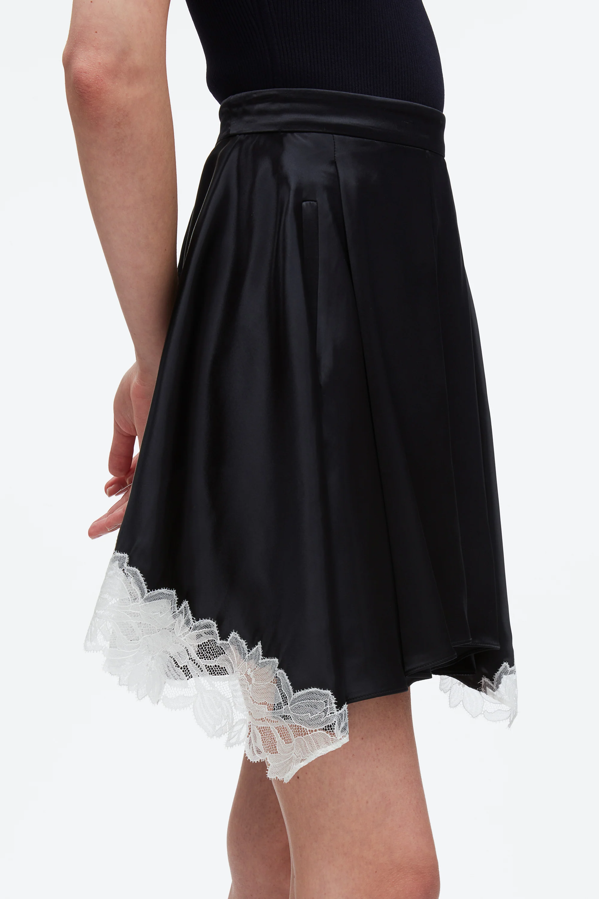 Liquid Satin Mini Skirt - Image 6