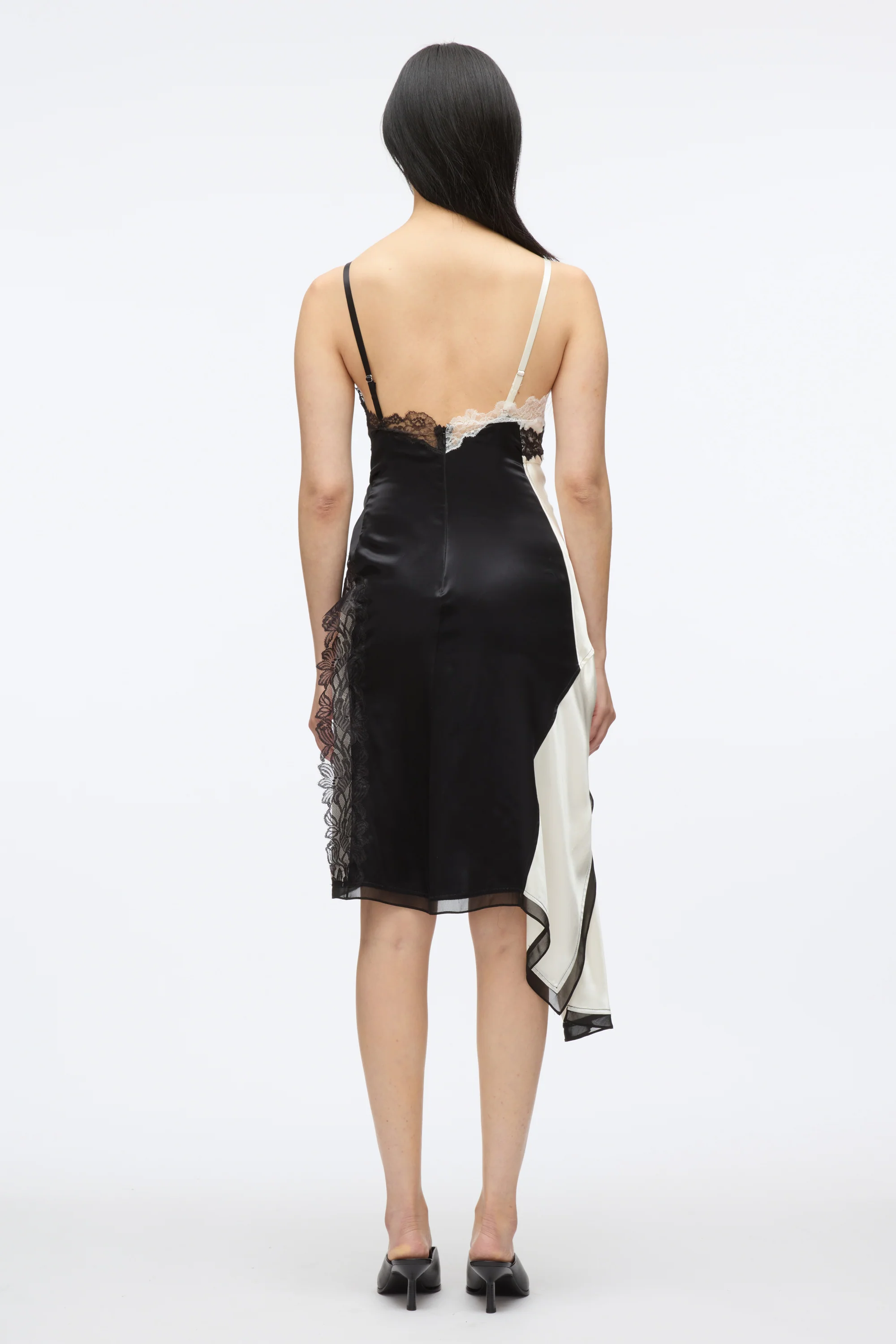Liquid Satin Twist Slip Dress - Image 4