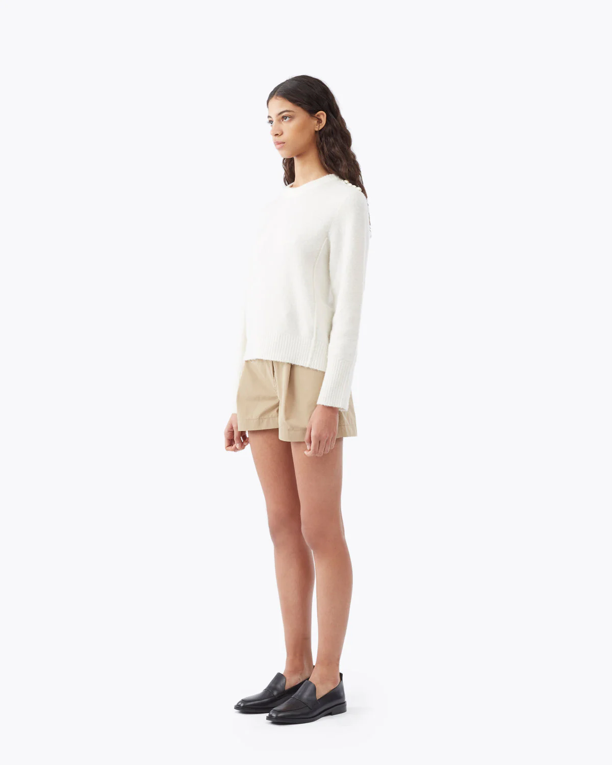 Lofty Pullover W Pearl Shoulde - Image 2