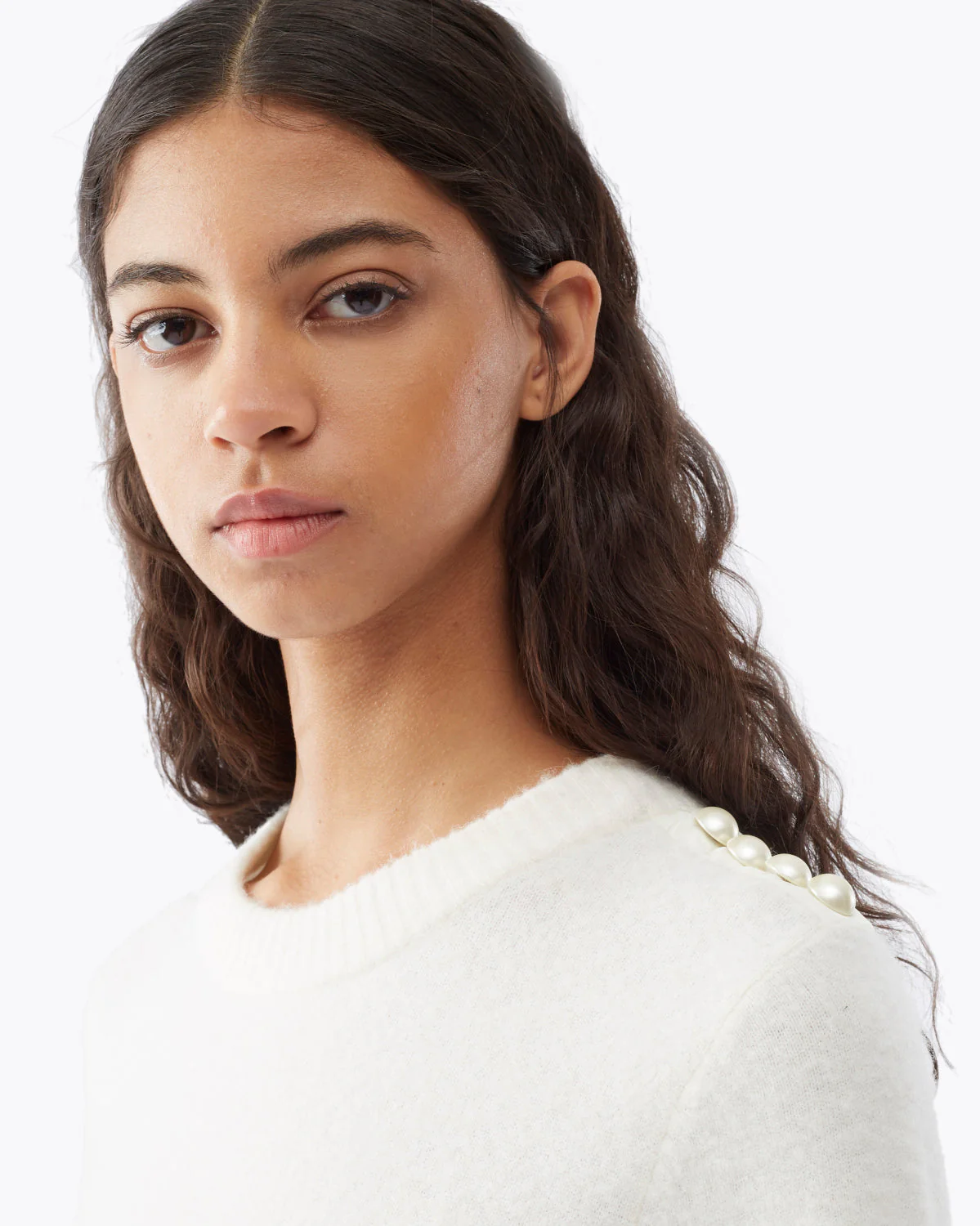 Lofty Pullover W Pearl Shoulde - Image 4
