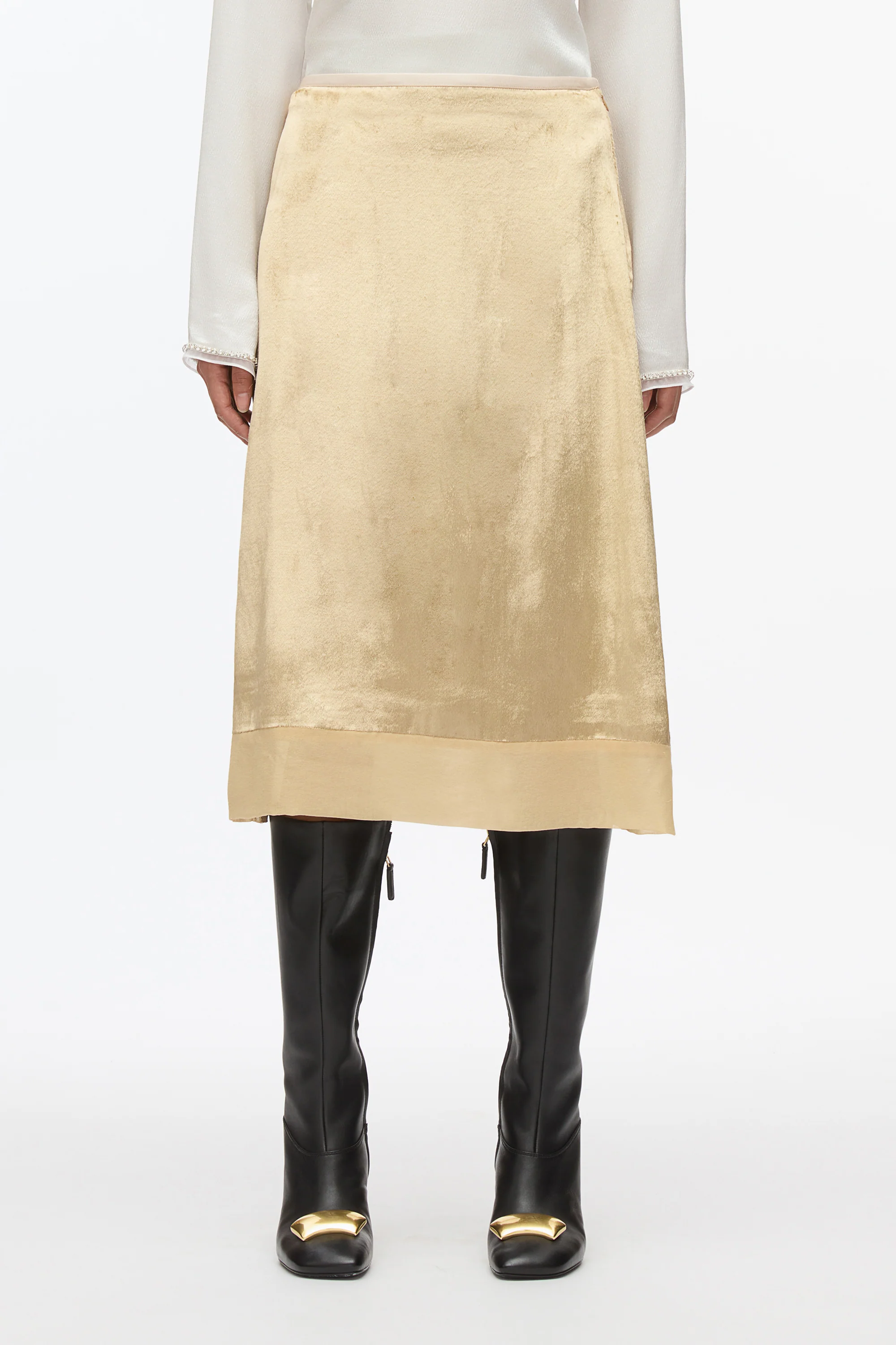 Velvet Slip Skirt - Image 2