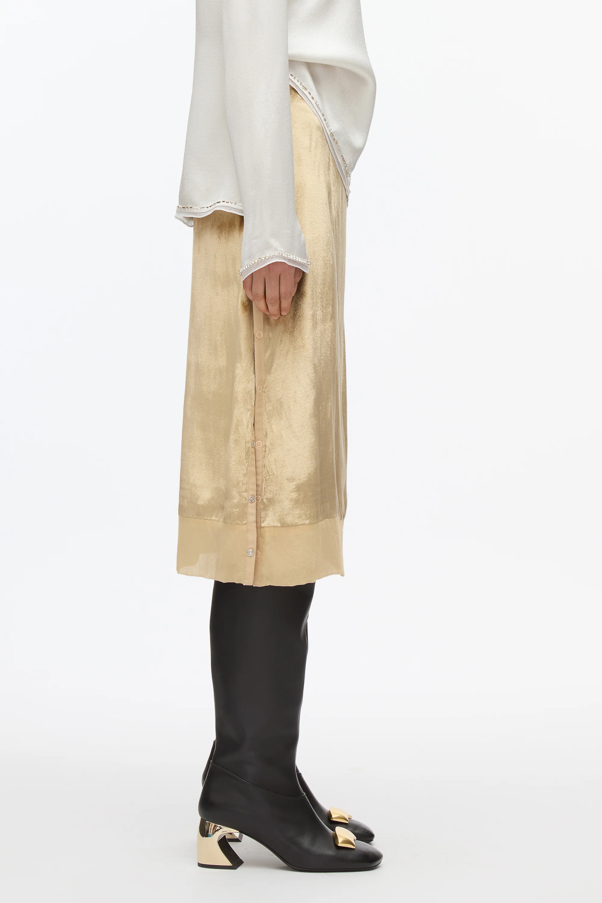 Velvet Slip Skirt - Image 3
