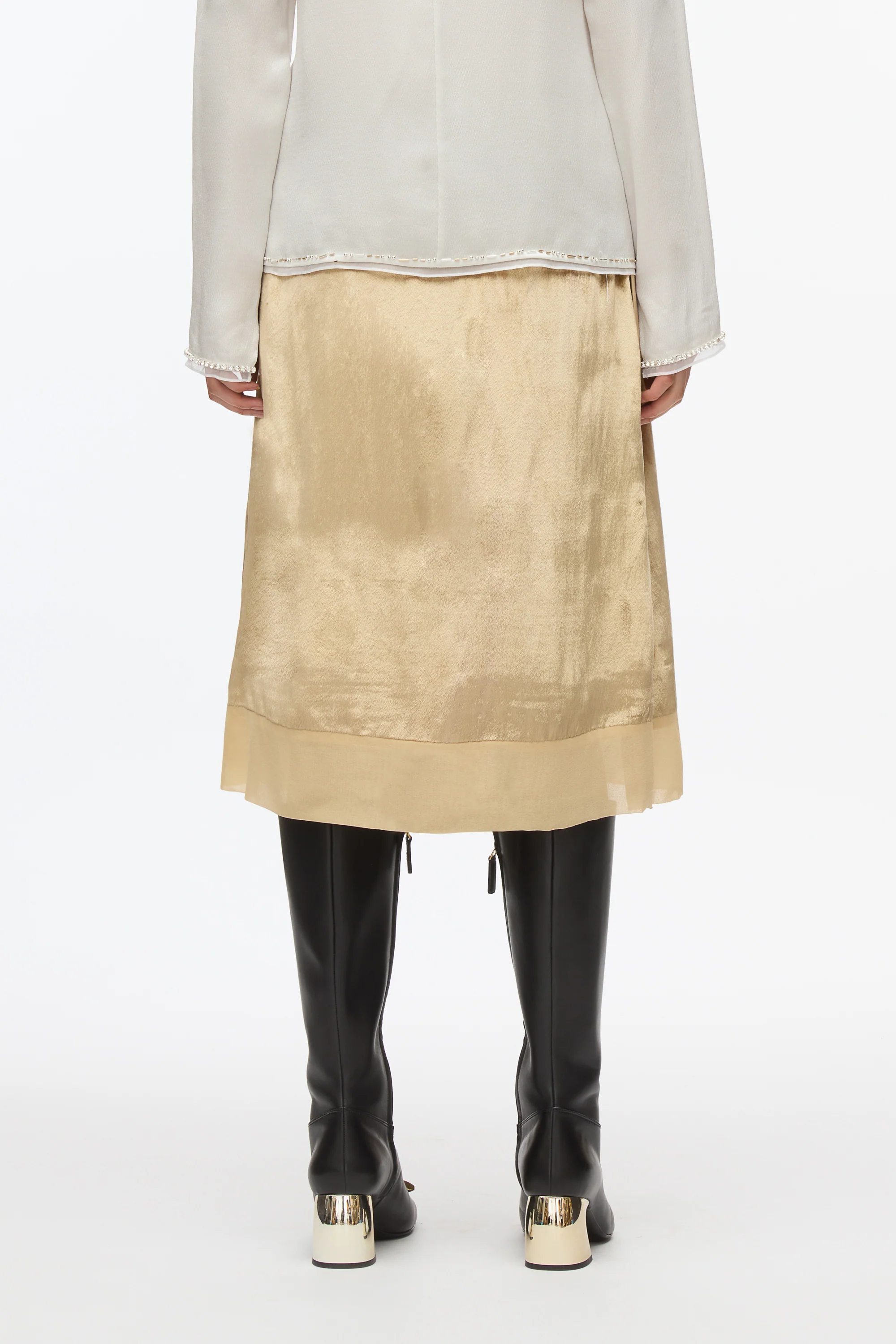 Velvet Slip Skirt - Image 4
