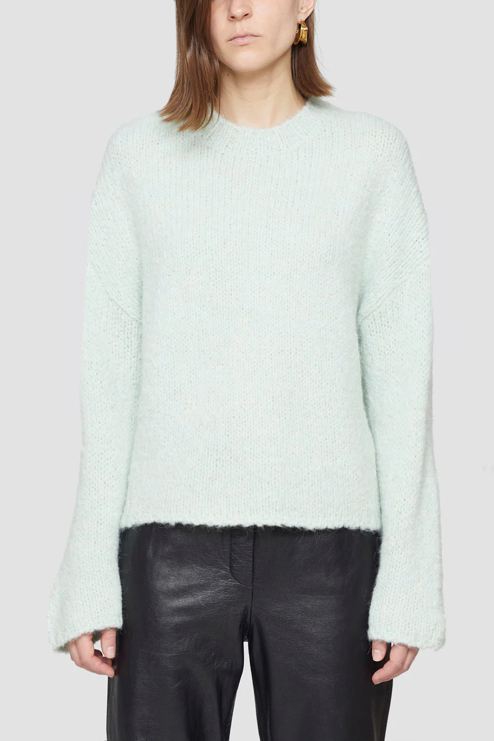 Ls Alpaca Wool Crewneck Sweate - Image 2