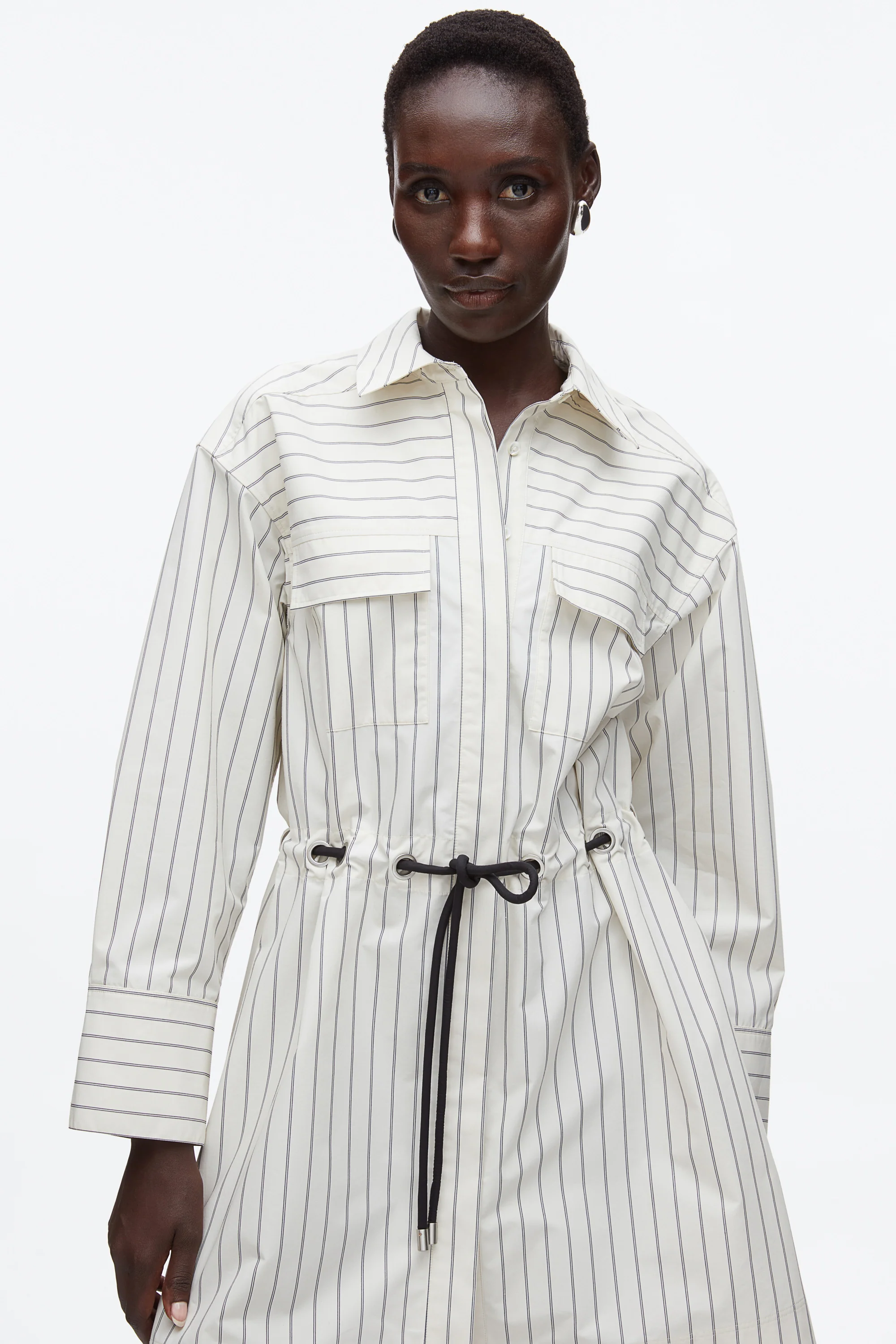 Shirt Dress with Ties - Image 5