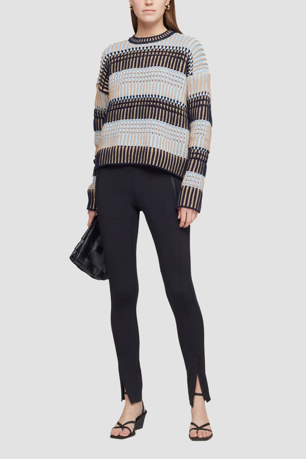 Long Sleeve Bold Striped Sweater