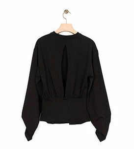Long Sleeve Cotton Top - Image 2