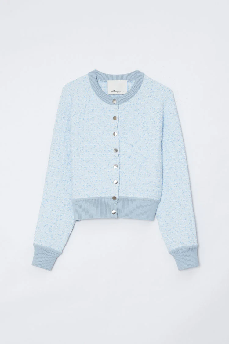 Crew Neck Raglan Cardigan - Image 9