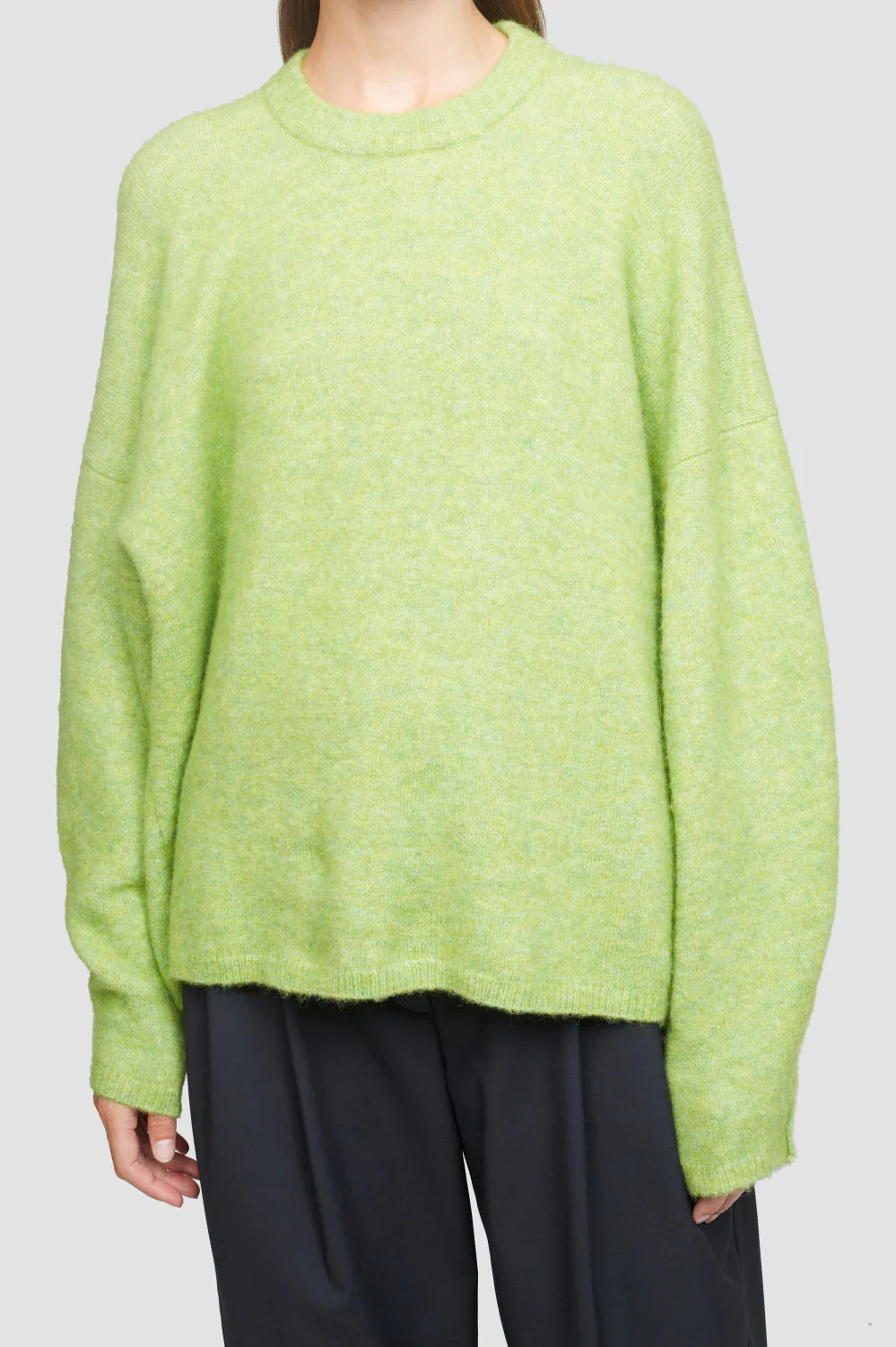Long Sleeve Crew Neck Sweater - Image 4