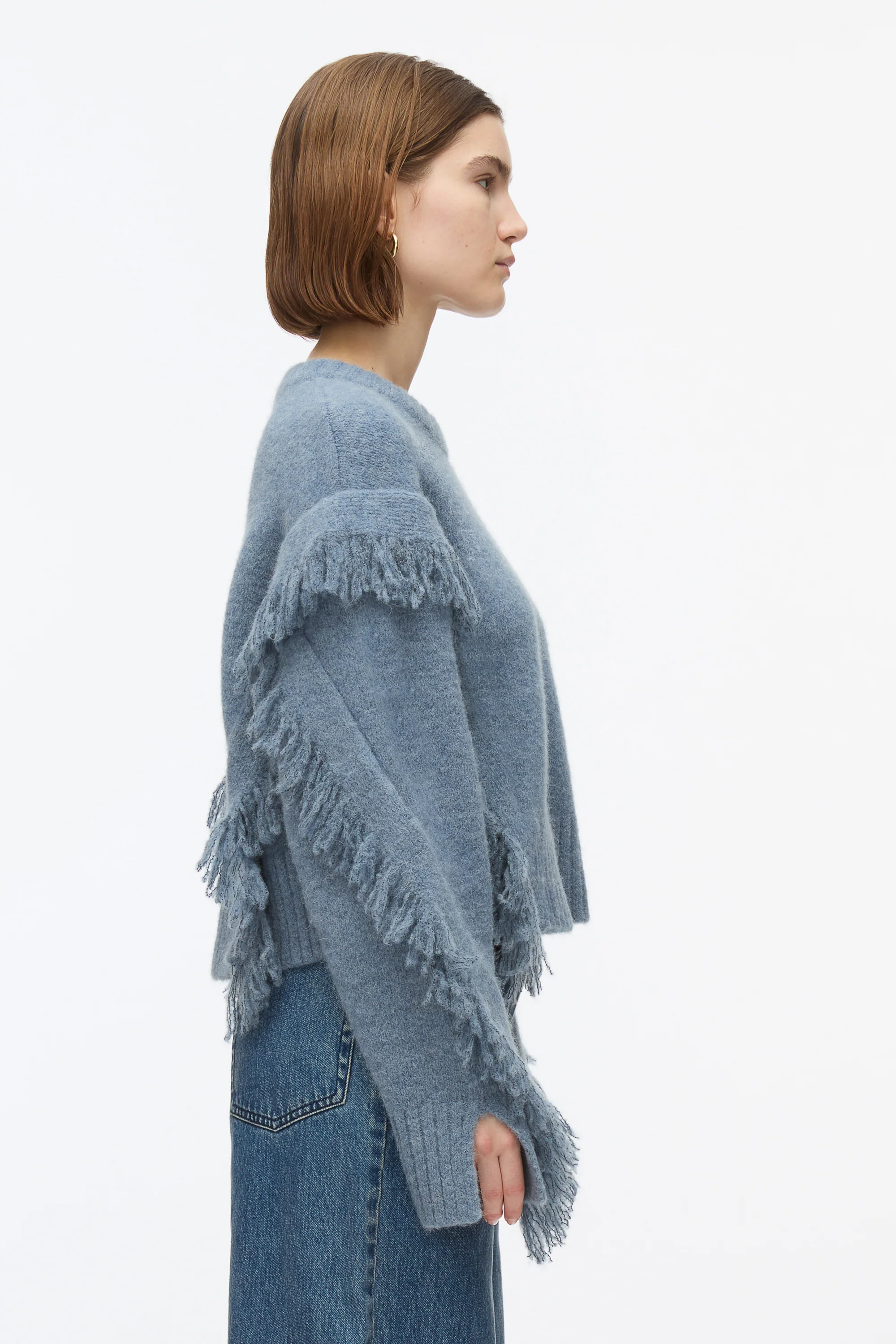 Fringe Crewneck Pullover - Image 11