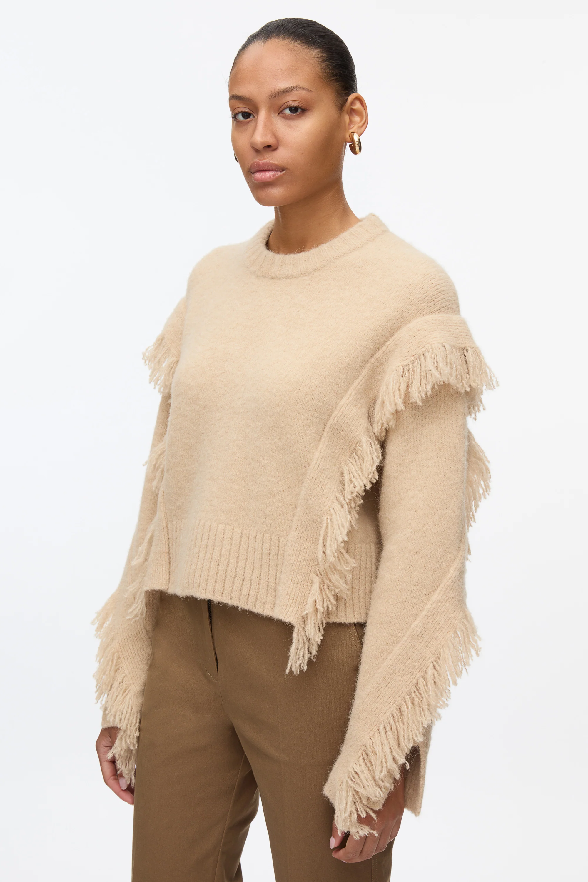 Fringe Crewneck Pullover - Image 7