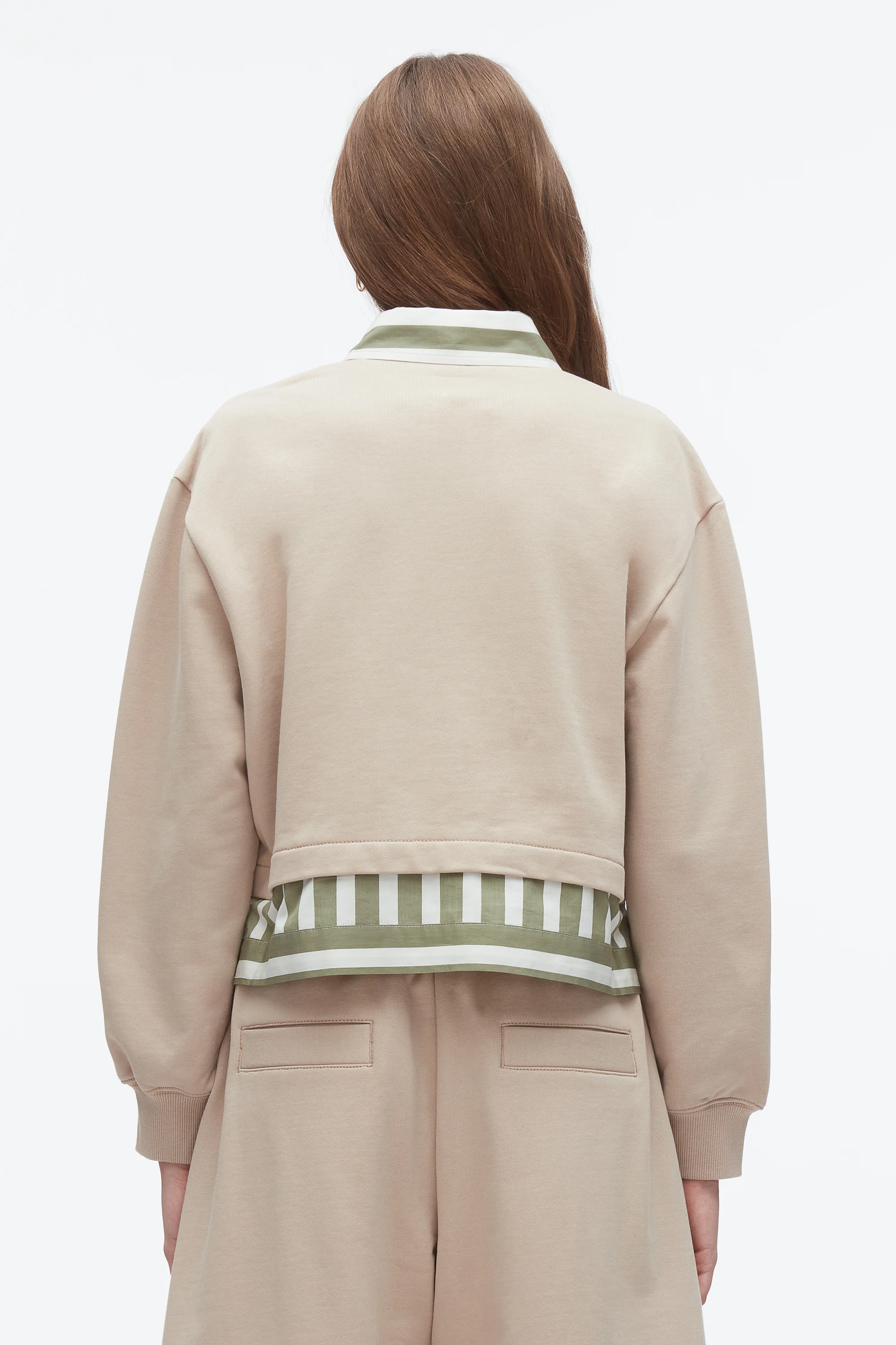 Cropped Polo With Stripe Combo - Image 6