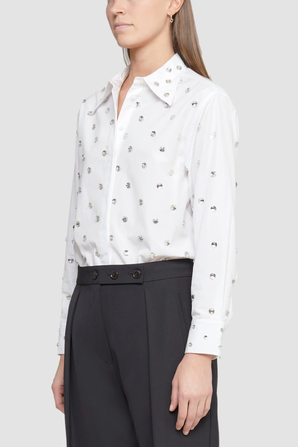 Ls Emb Poplin Shirt - Image 4