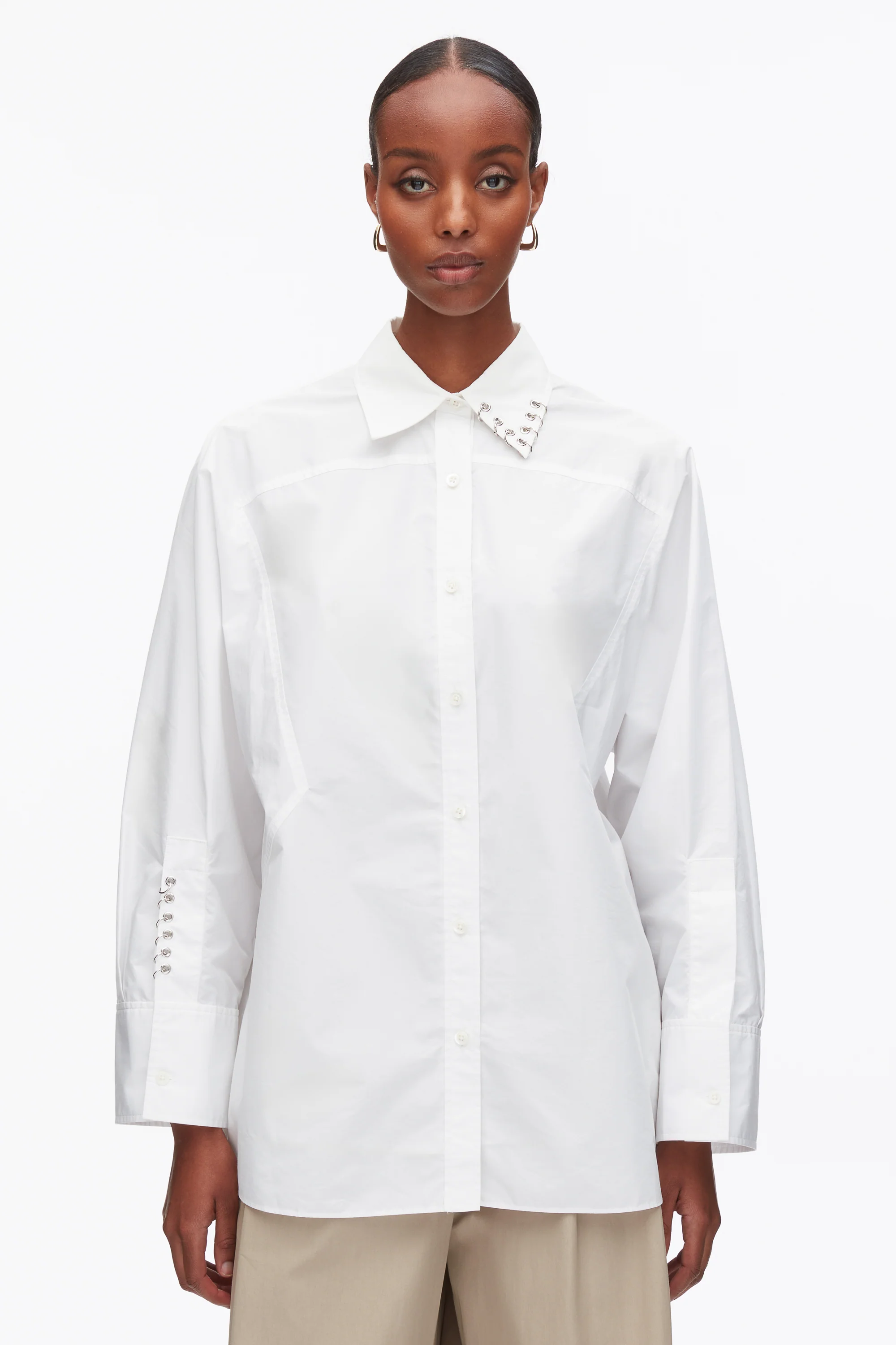 Embellished Oversize Shirt - Image 3