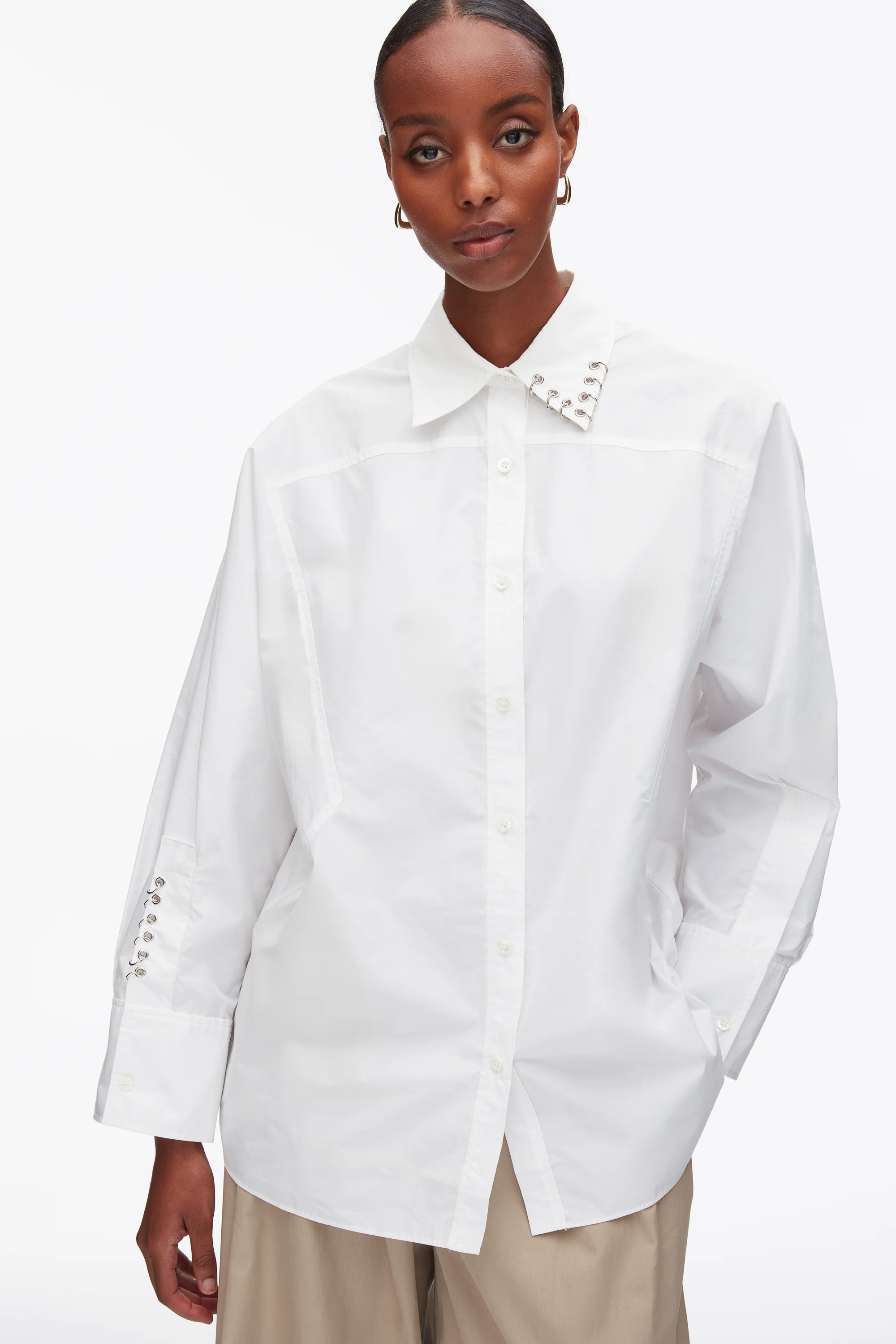 Embellished Oversize Shirt - Image 6