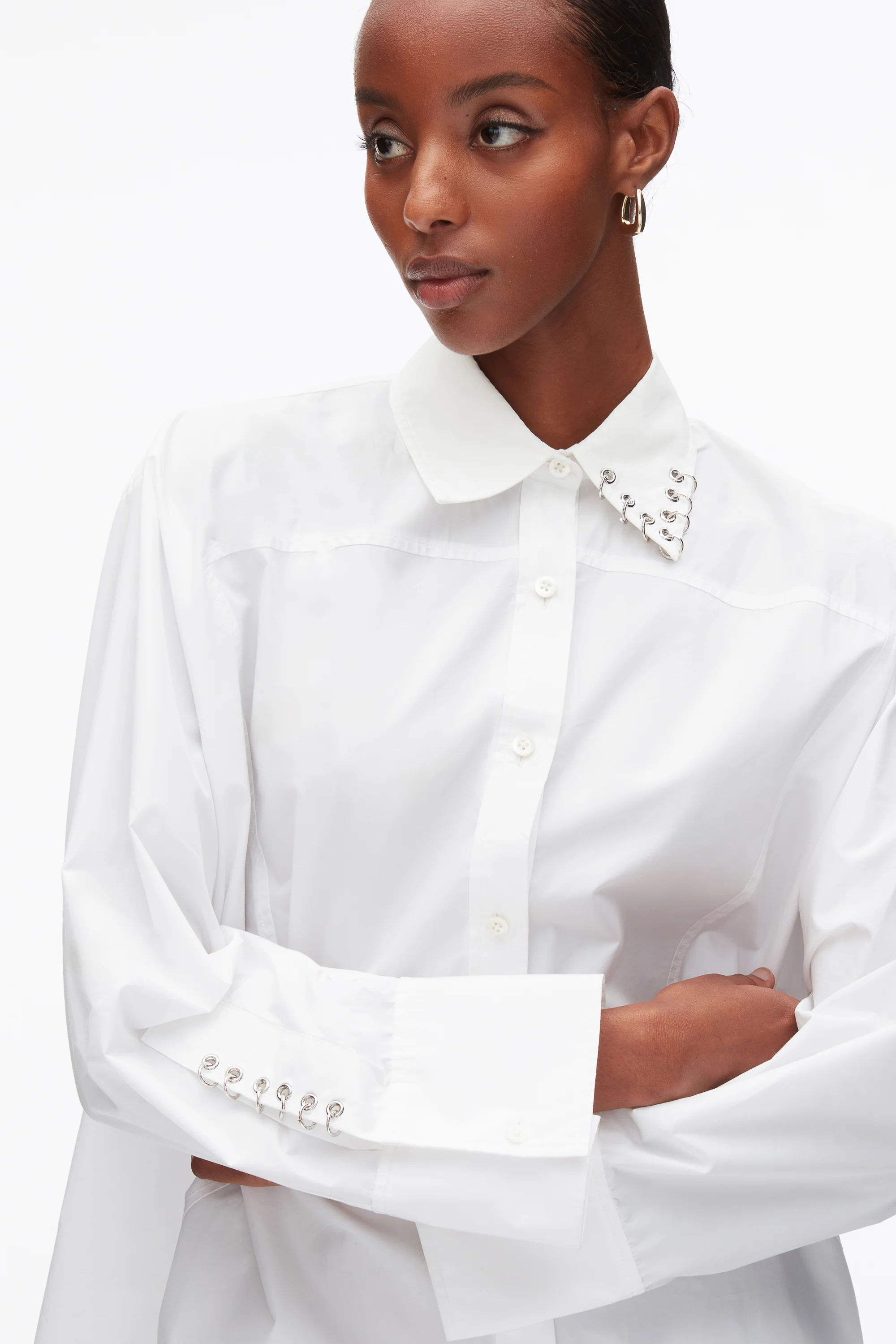 Embellished Oversize Shirt - Image 7