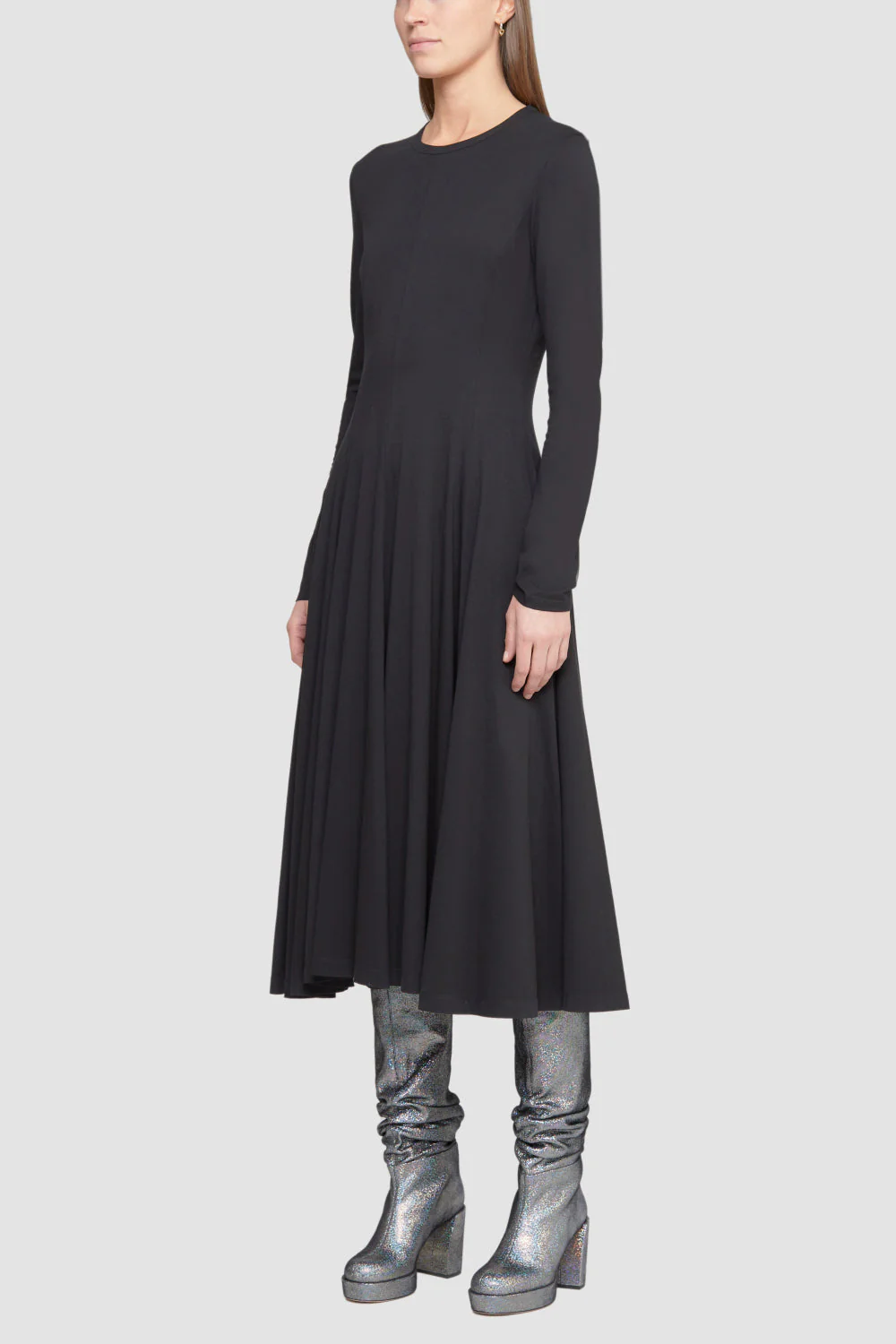 Jersey Flare Dress - Image 2