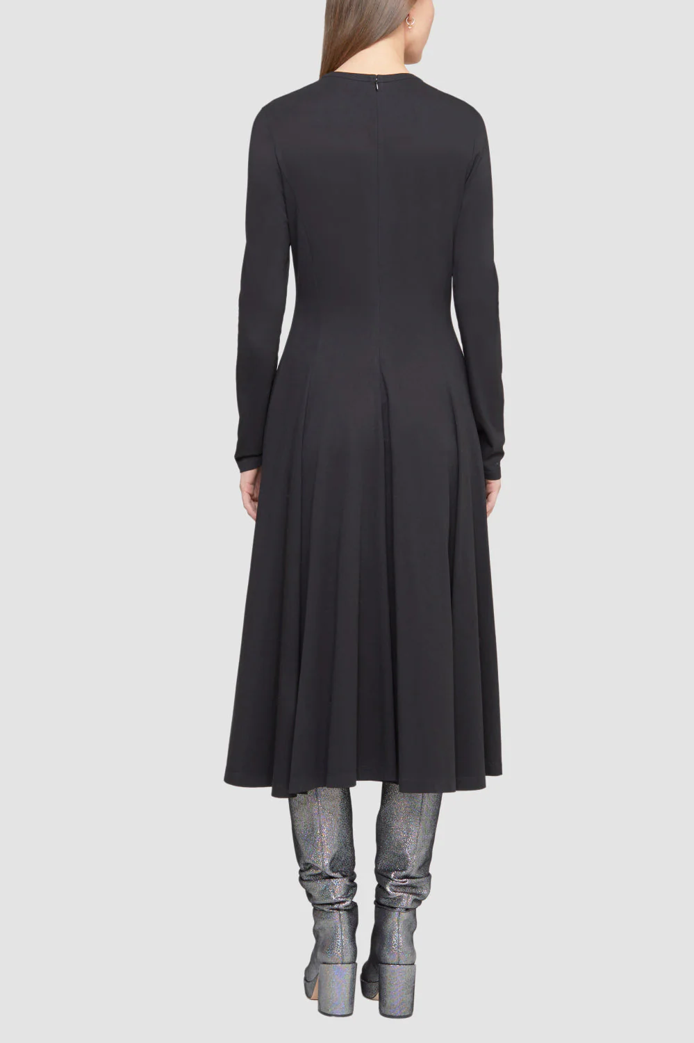 Jersey Flare Dress - Image 3