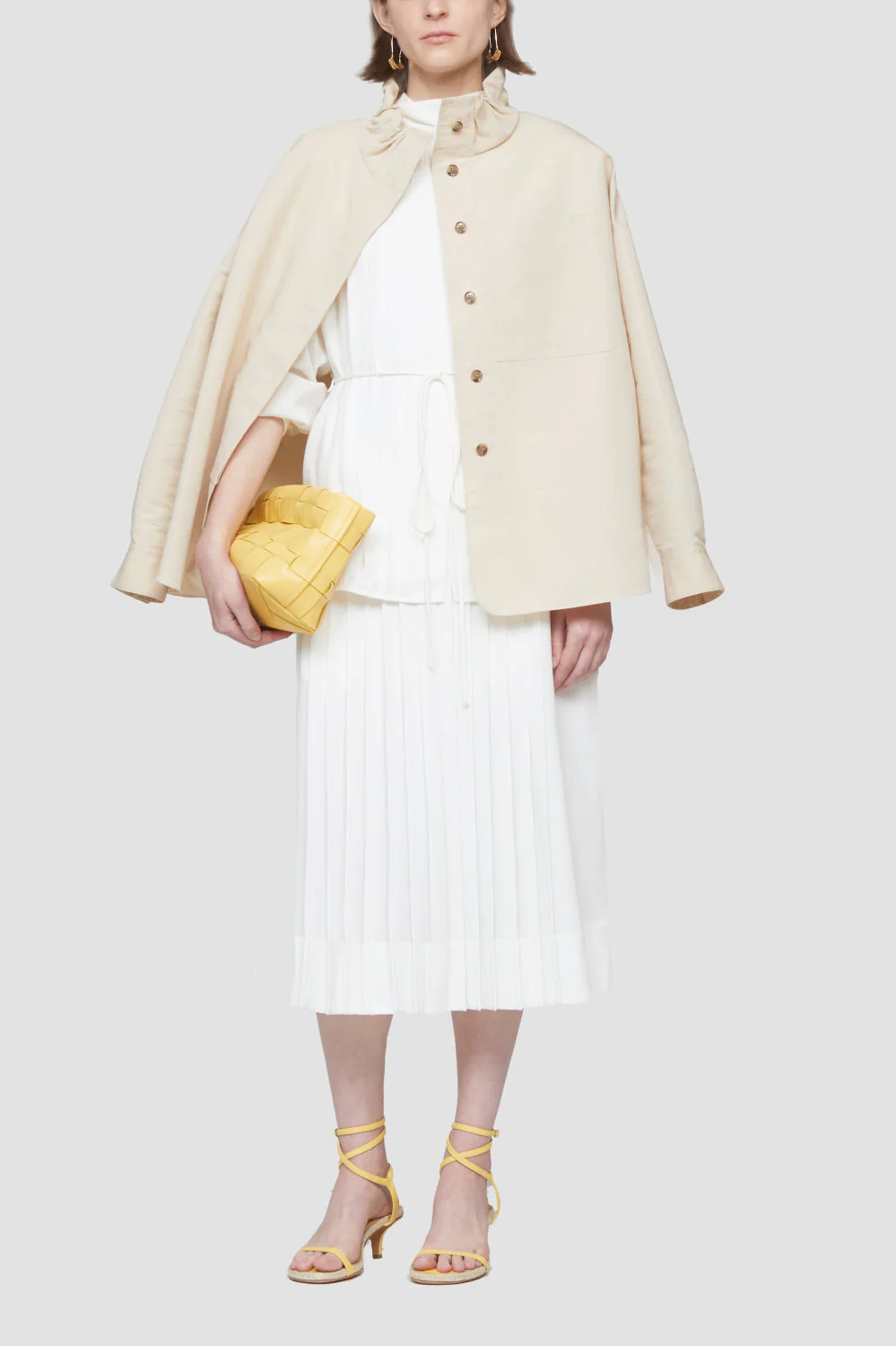Ls Knife Pleating Layered Dres - Image 7