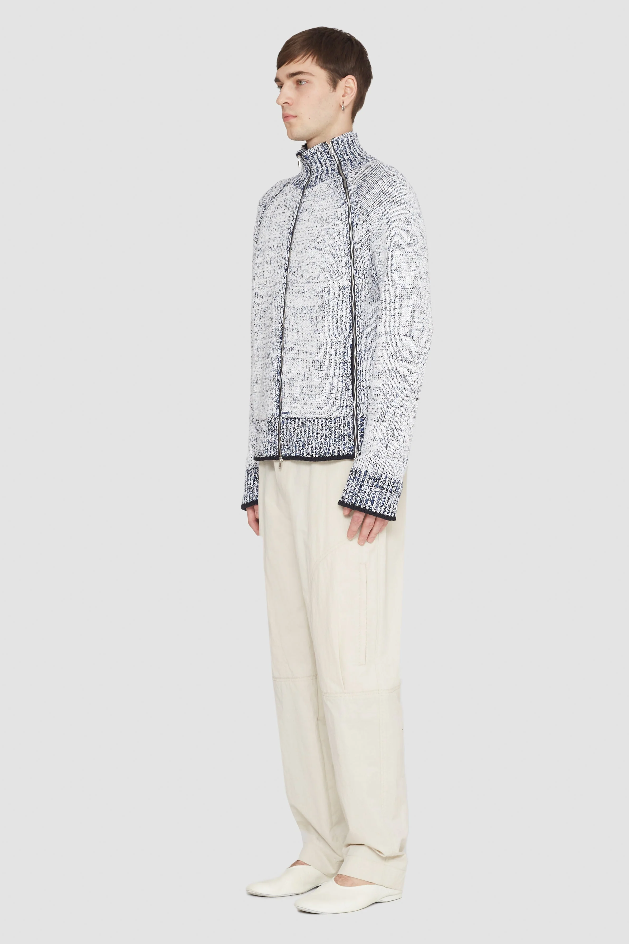 Long Sleeve Marled Pullover - Image 4