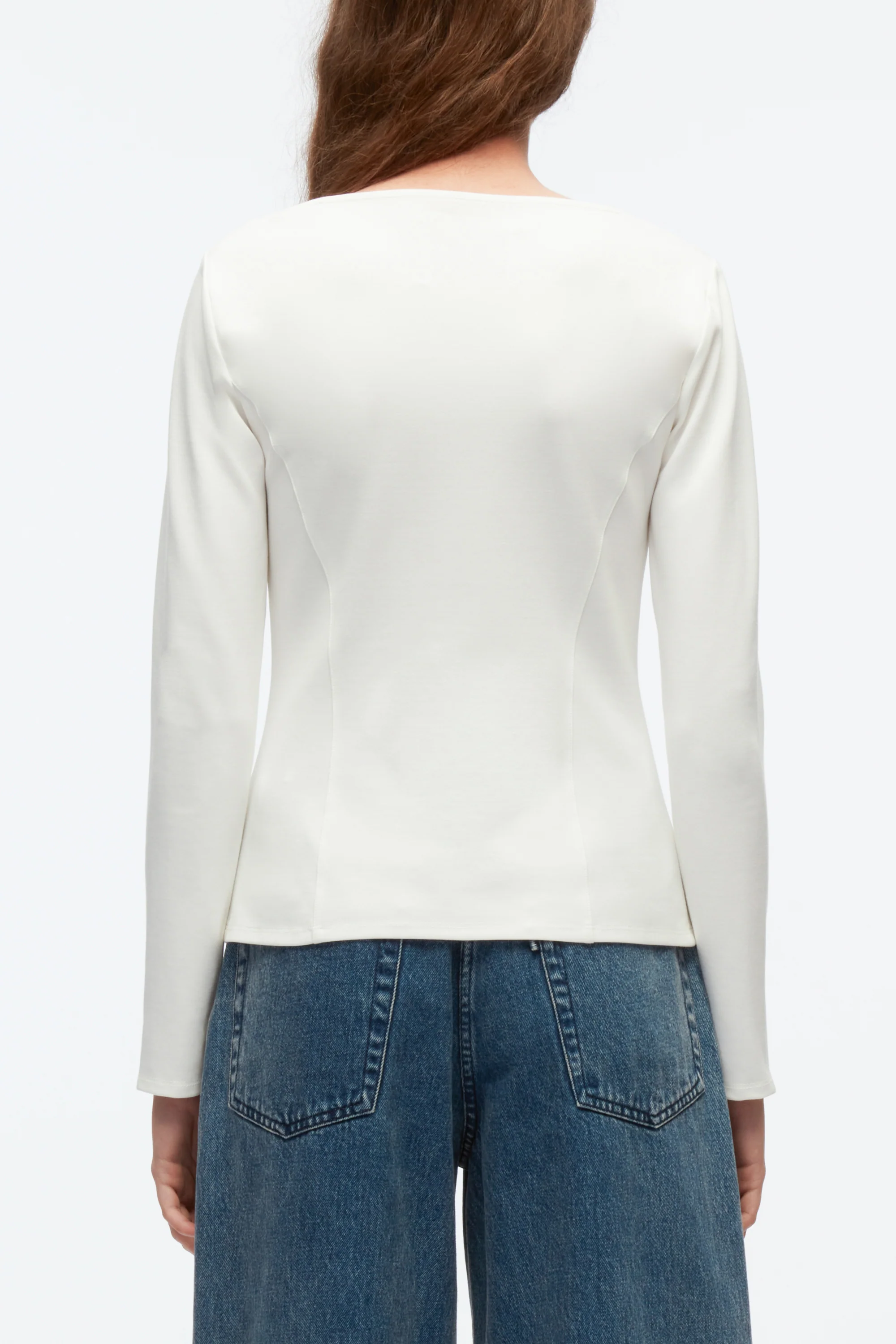 Long Sleeve Top With Ring-Stud Embellishment - Image 4