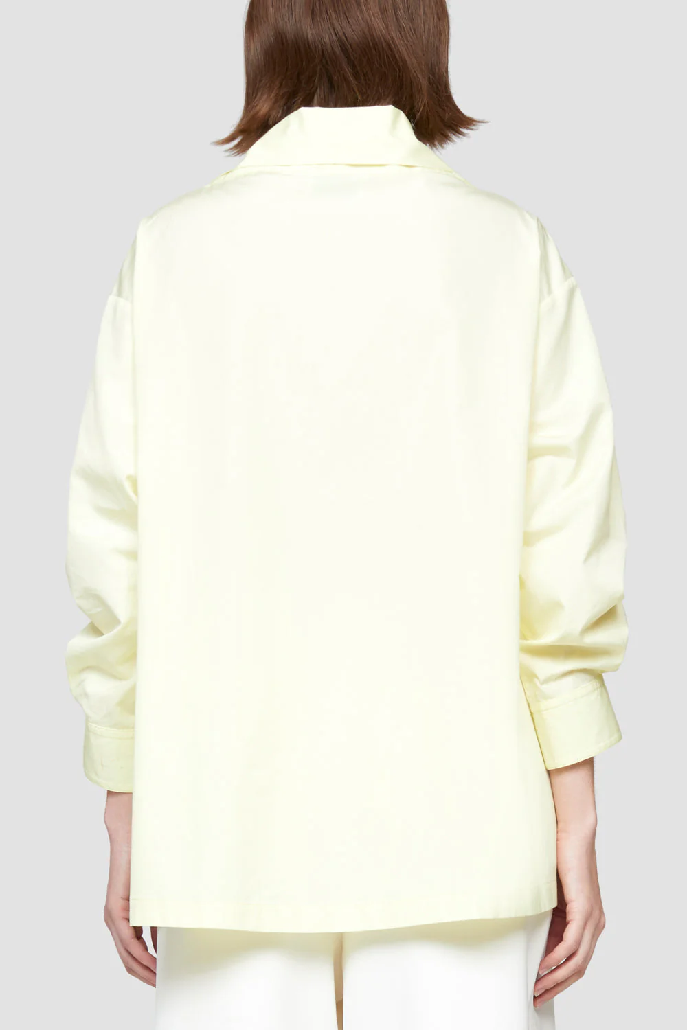 Ls Poplin Oversized Drape Coll - Image 5