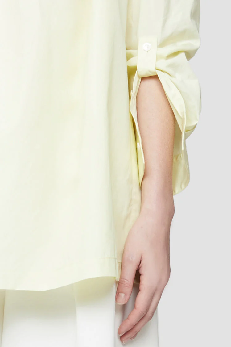 Ls Poplin Oversized Drape Coll - Image 6