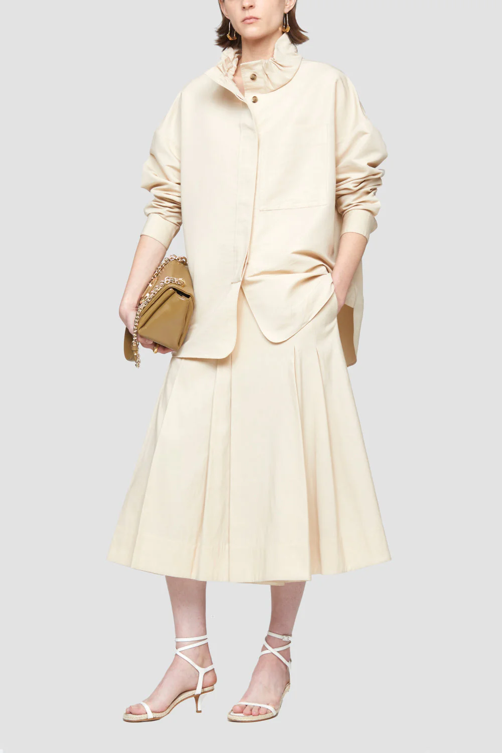 Ls Scrunch Funnel Neck Shirt - Image 8
