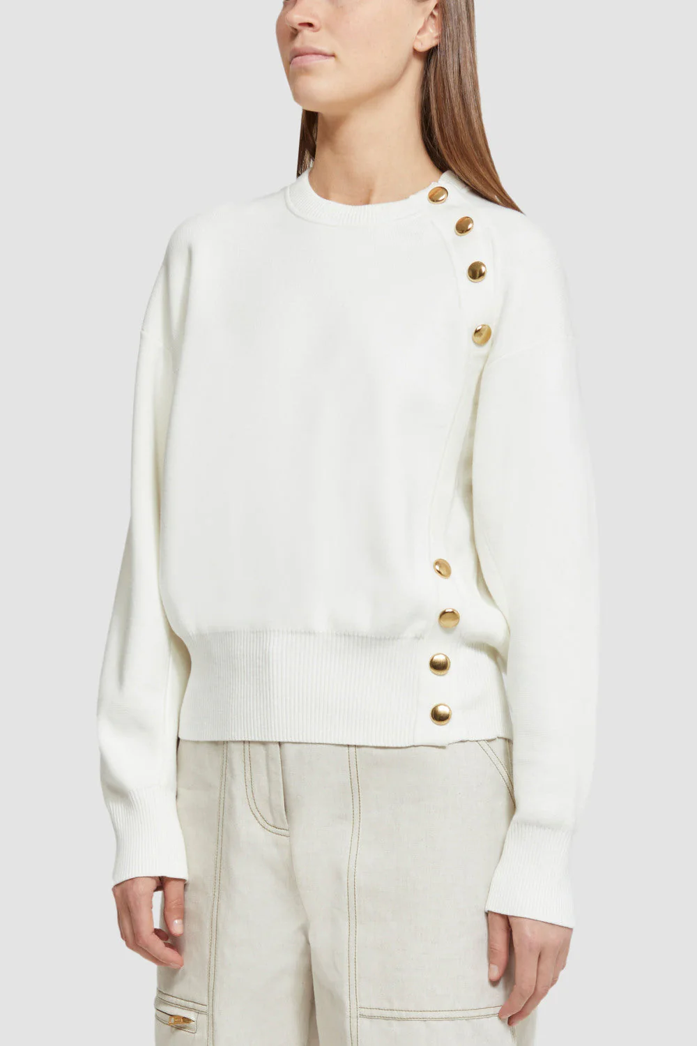 Tech Milano Pullover with Ribbed Crewneck - Image 4