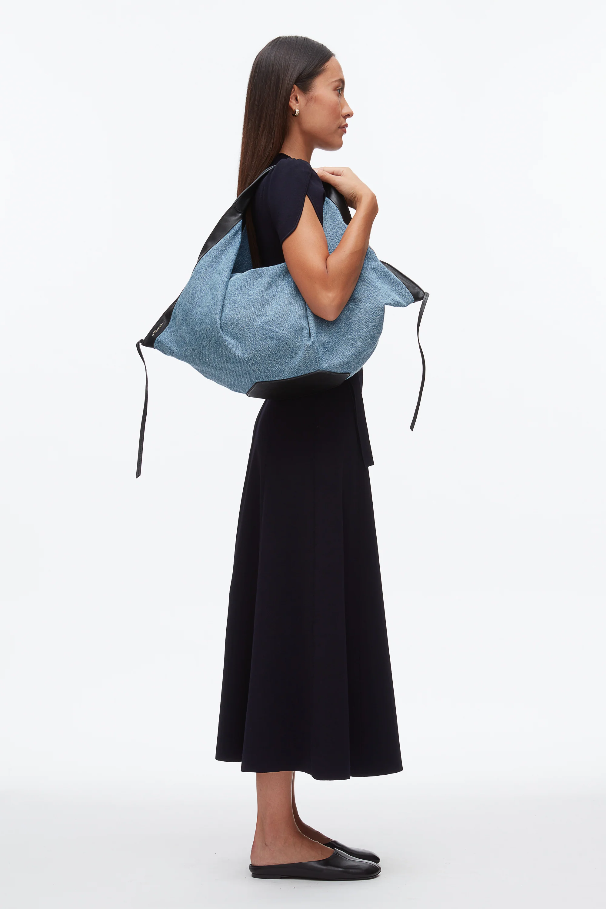 Denim Luna Large Bag - Image 2