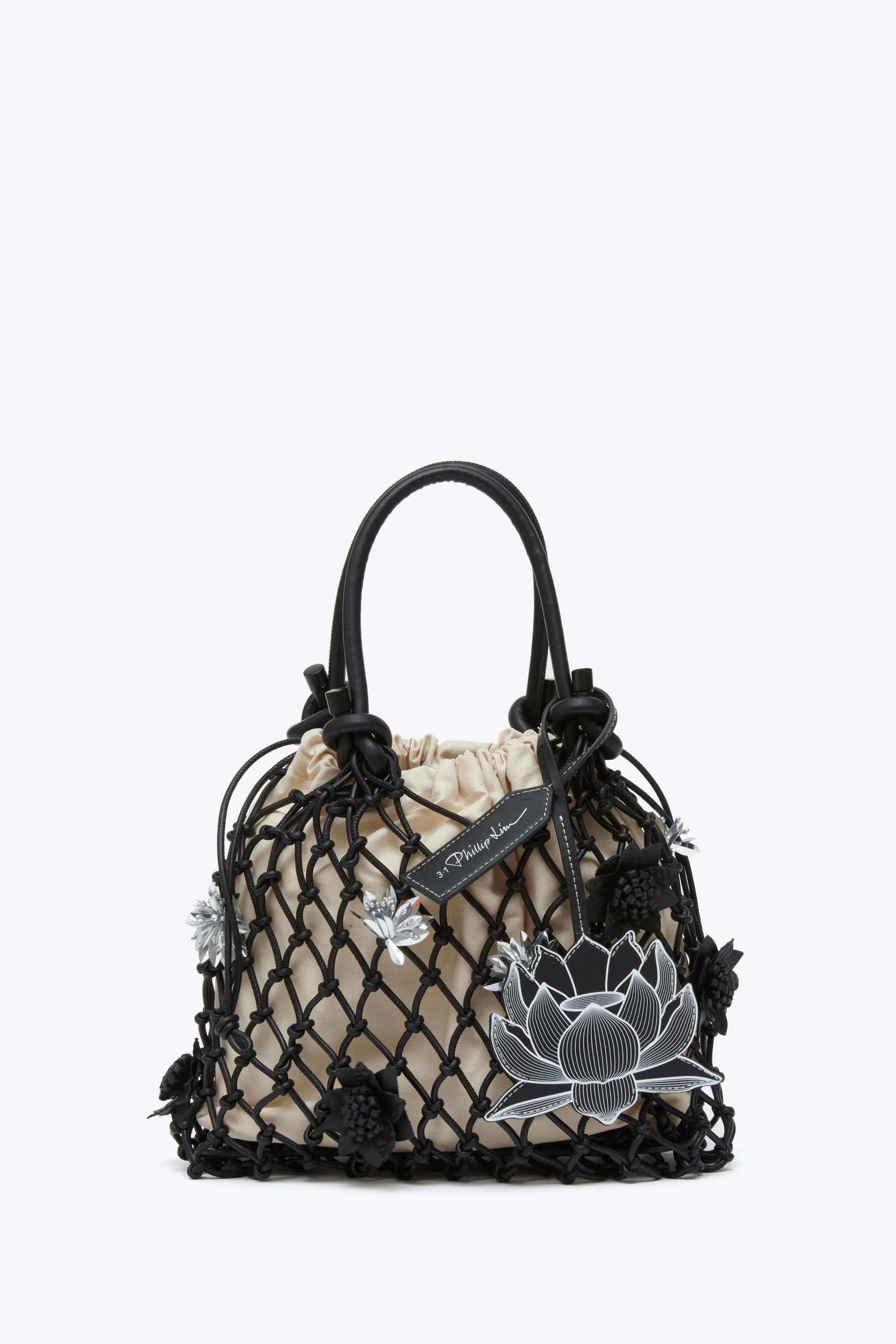 Blooming Lotus Macrame Mini Sac - Image 3