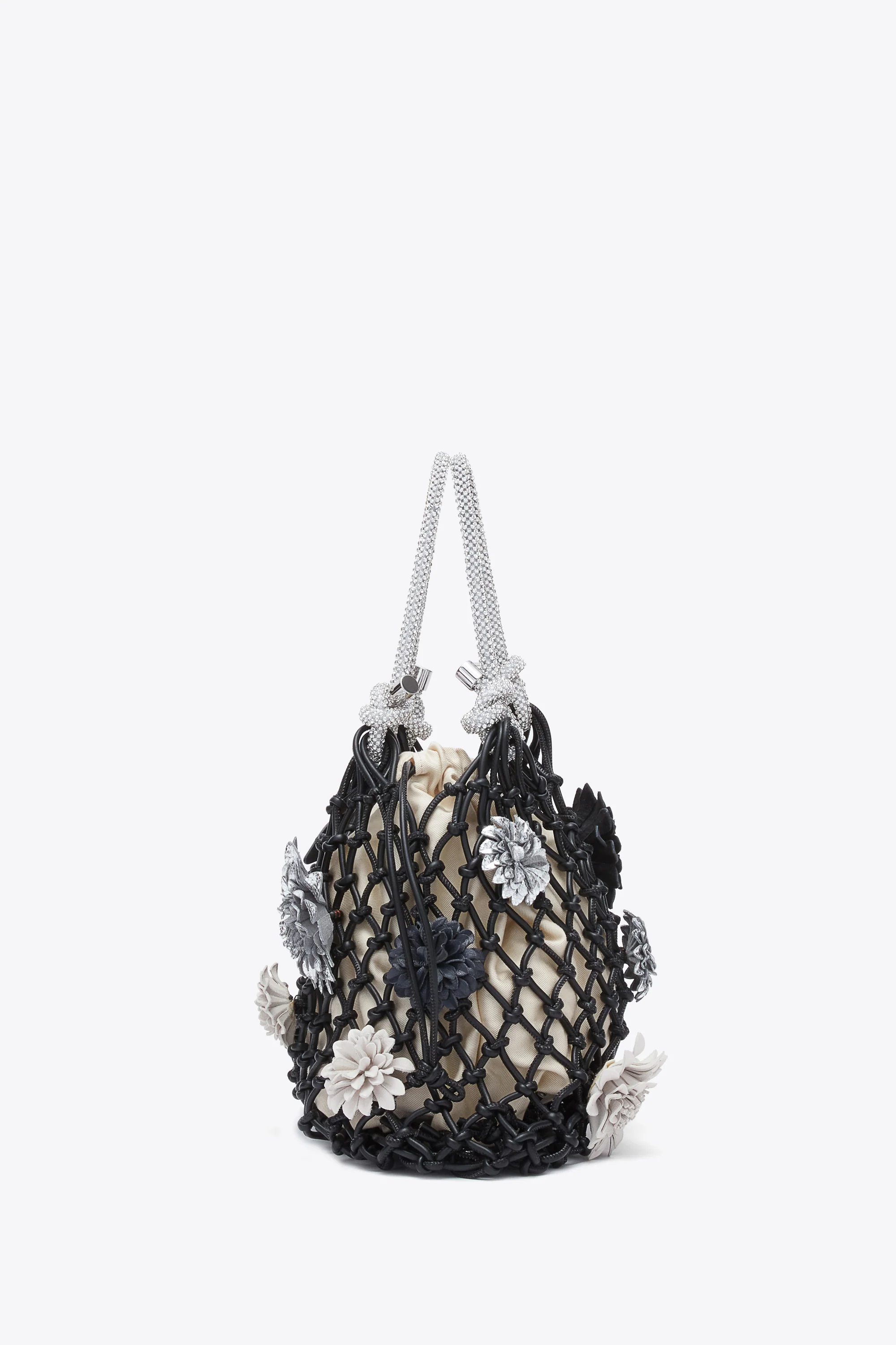 Macrame Mini Sac with Flowers - Image 2