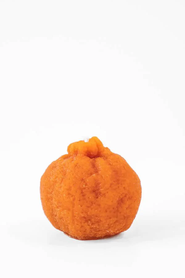 Mandarin Orange Beeswax Candle
