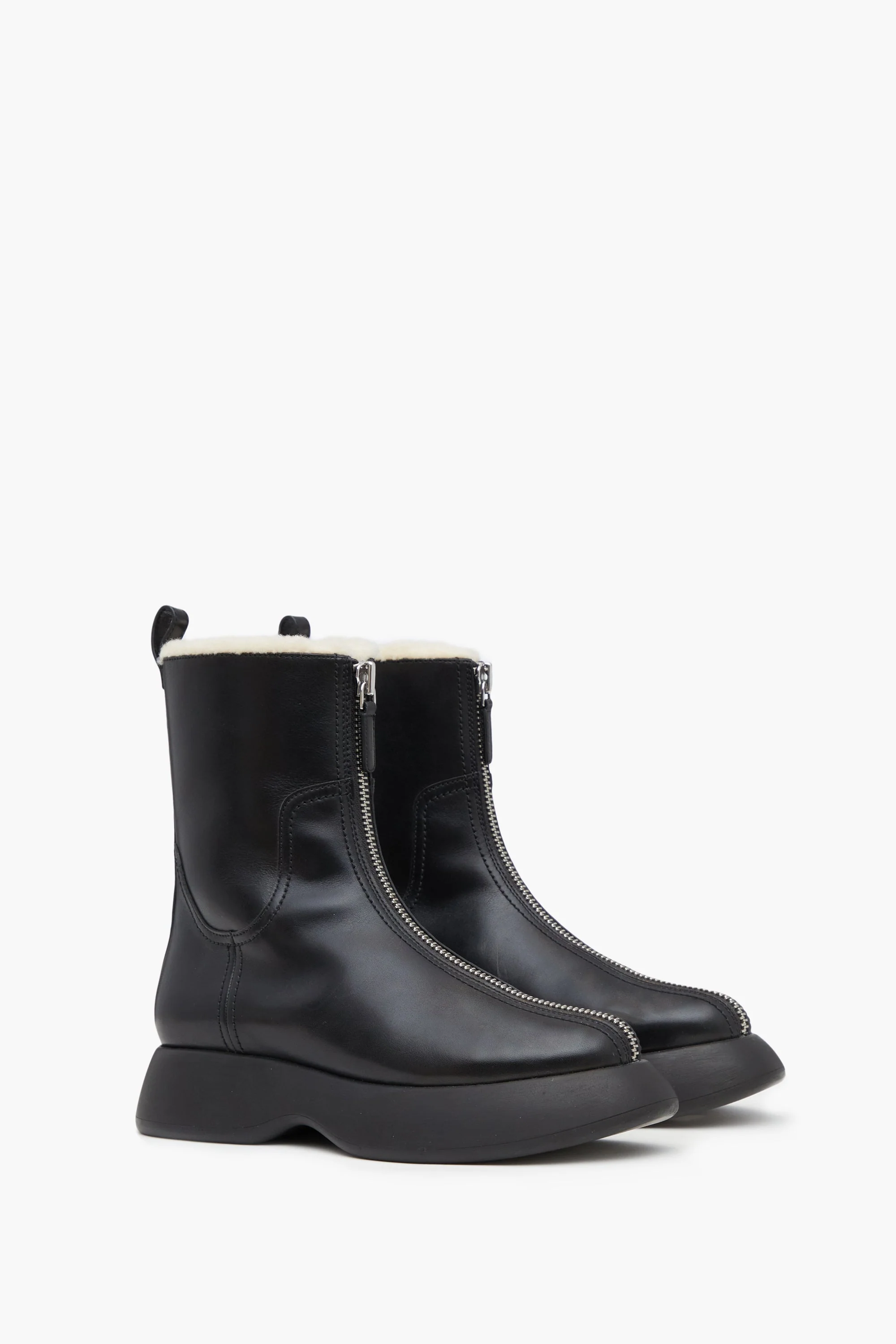 Mercer Zip Shearling Combat Boot - Image 2