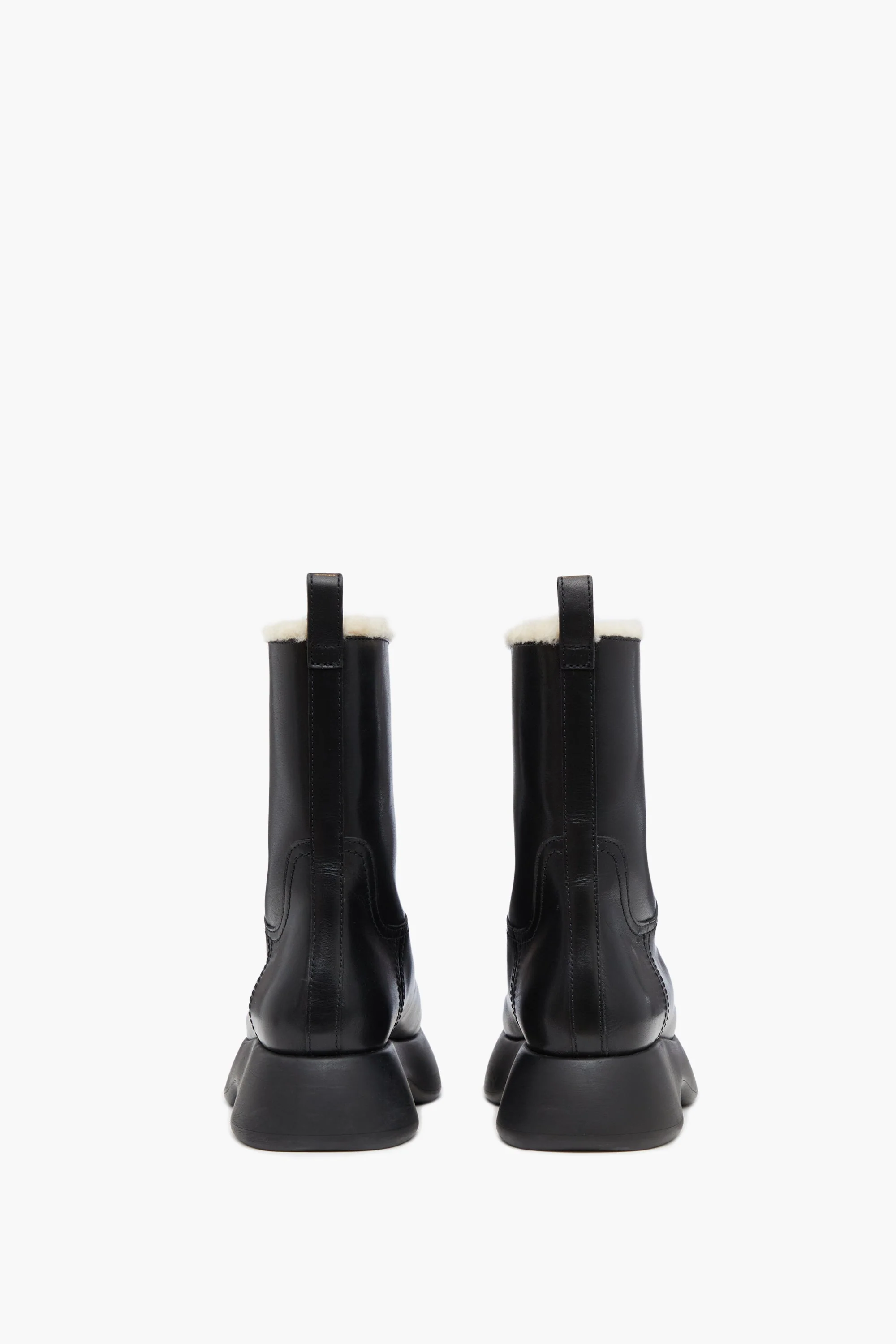 Mercer Zip Shearling Combat Boot - Image 3