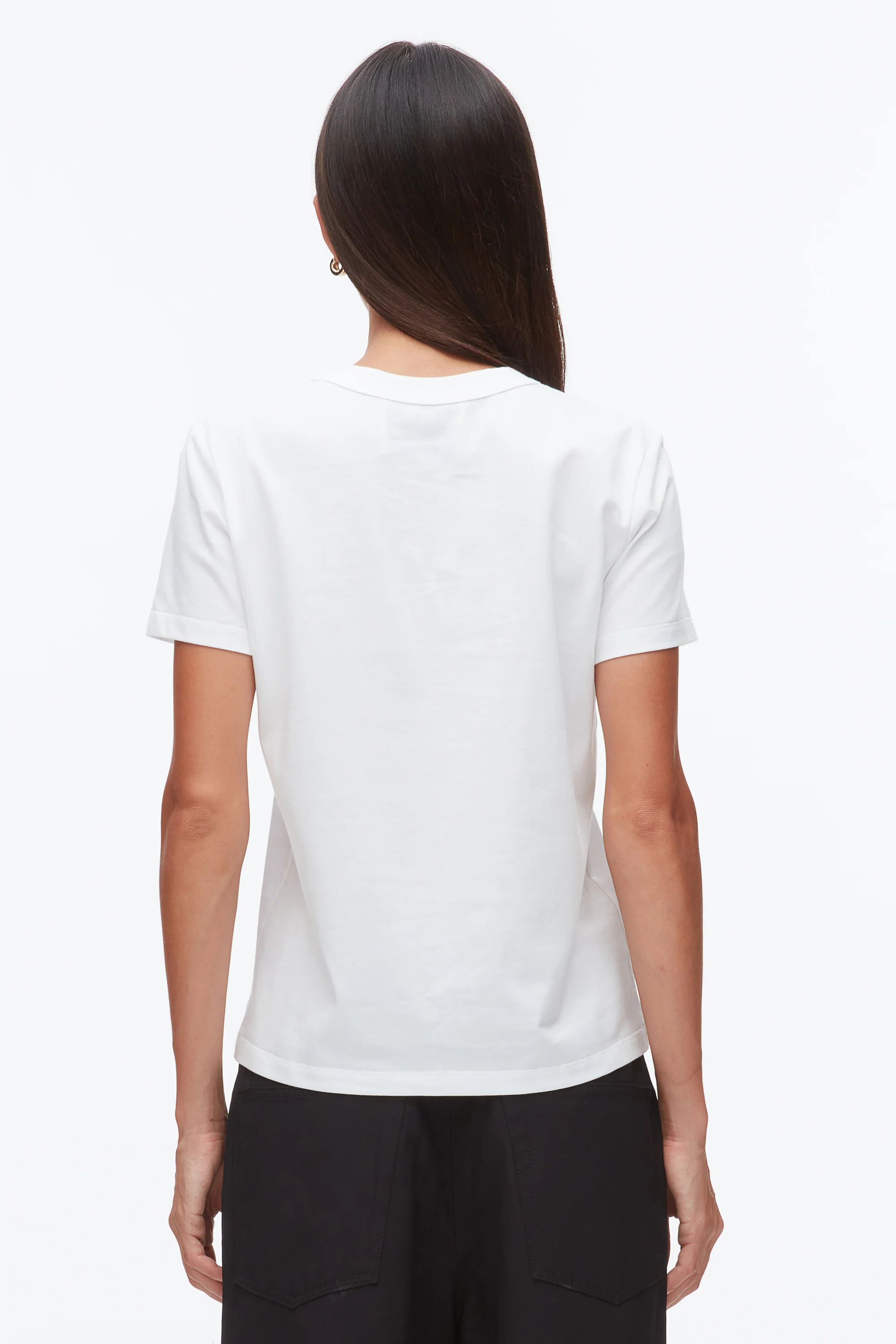 Flower Embroidery Merch Tee - Image 12