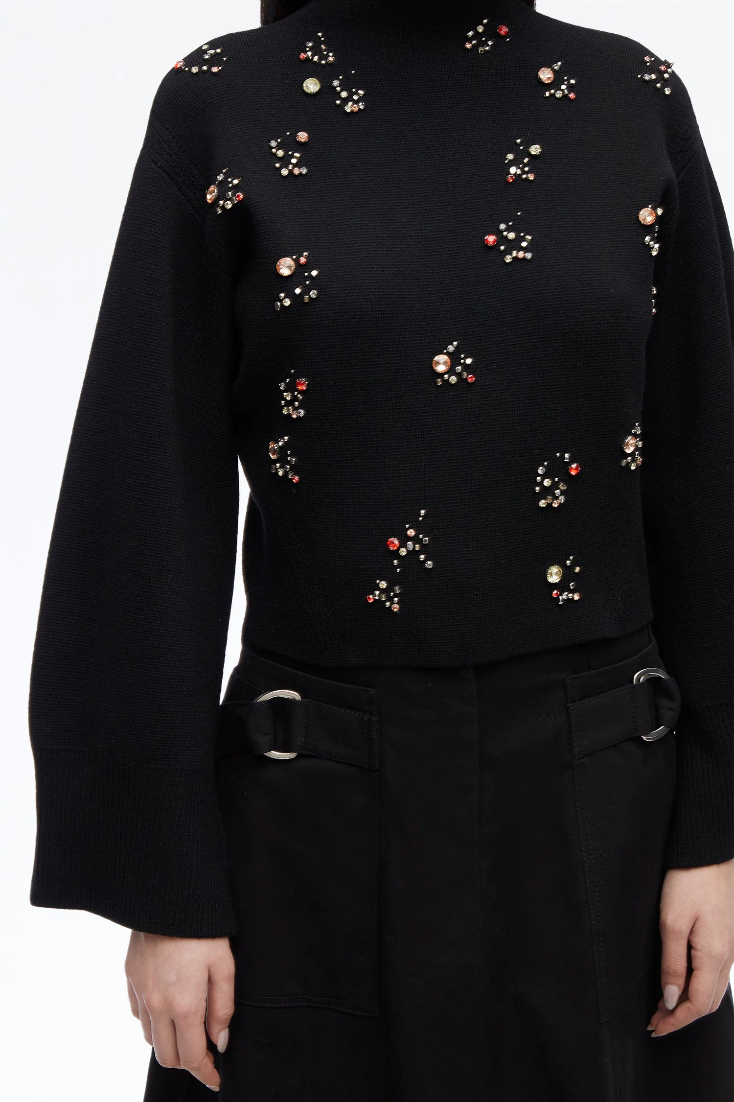 Embellished Merino Wool Sweater - Image 5