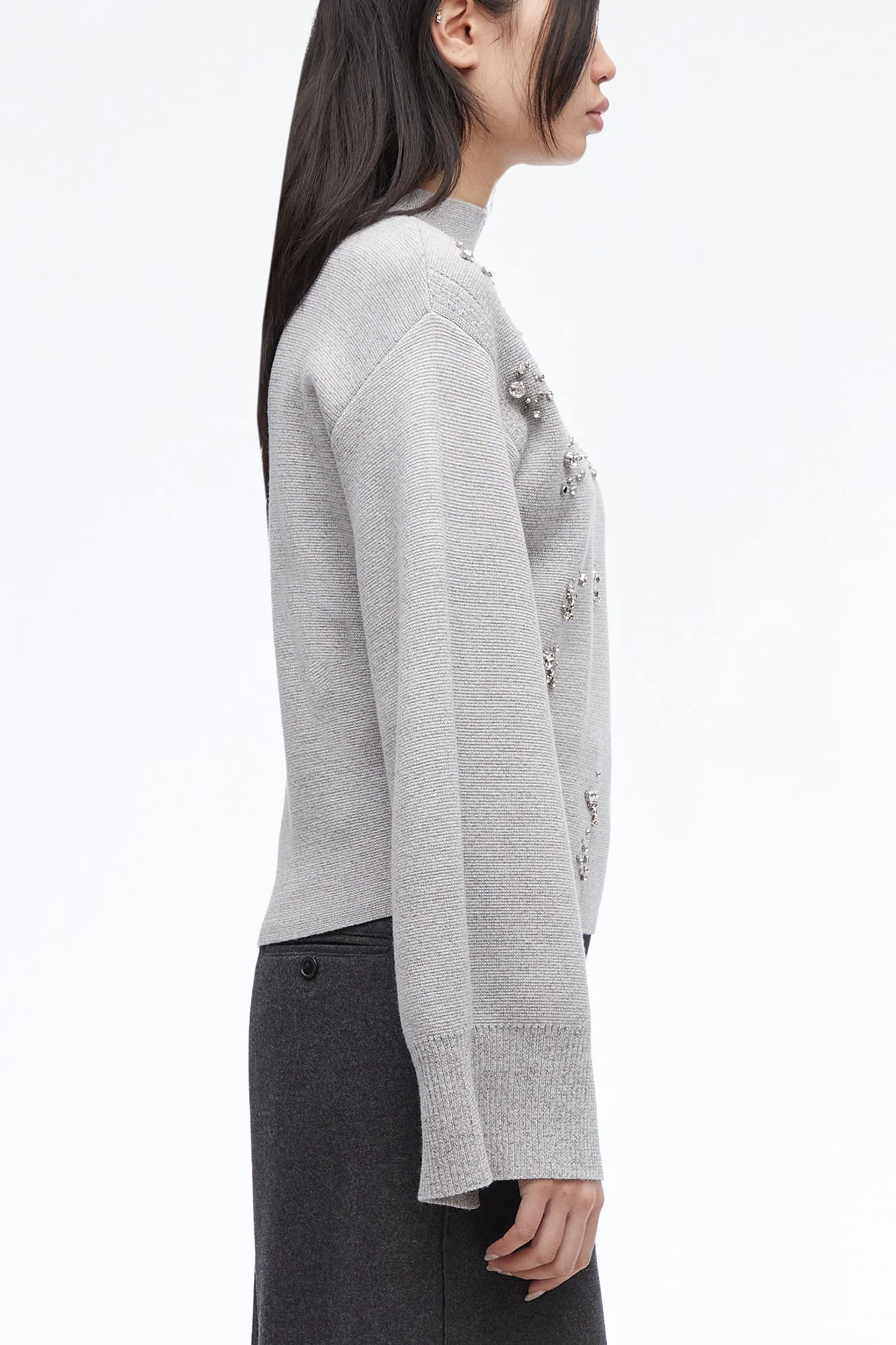 Embellished Merino Wool Sweater - Image 3