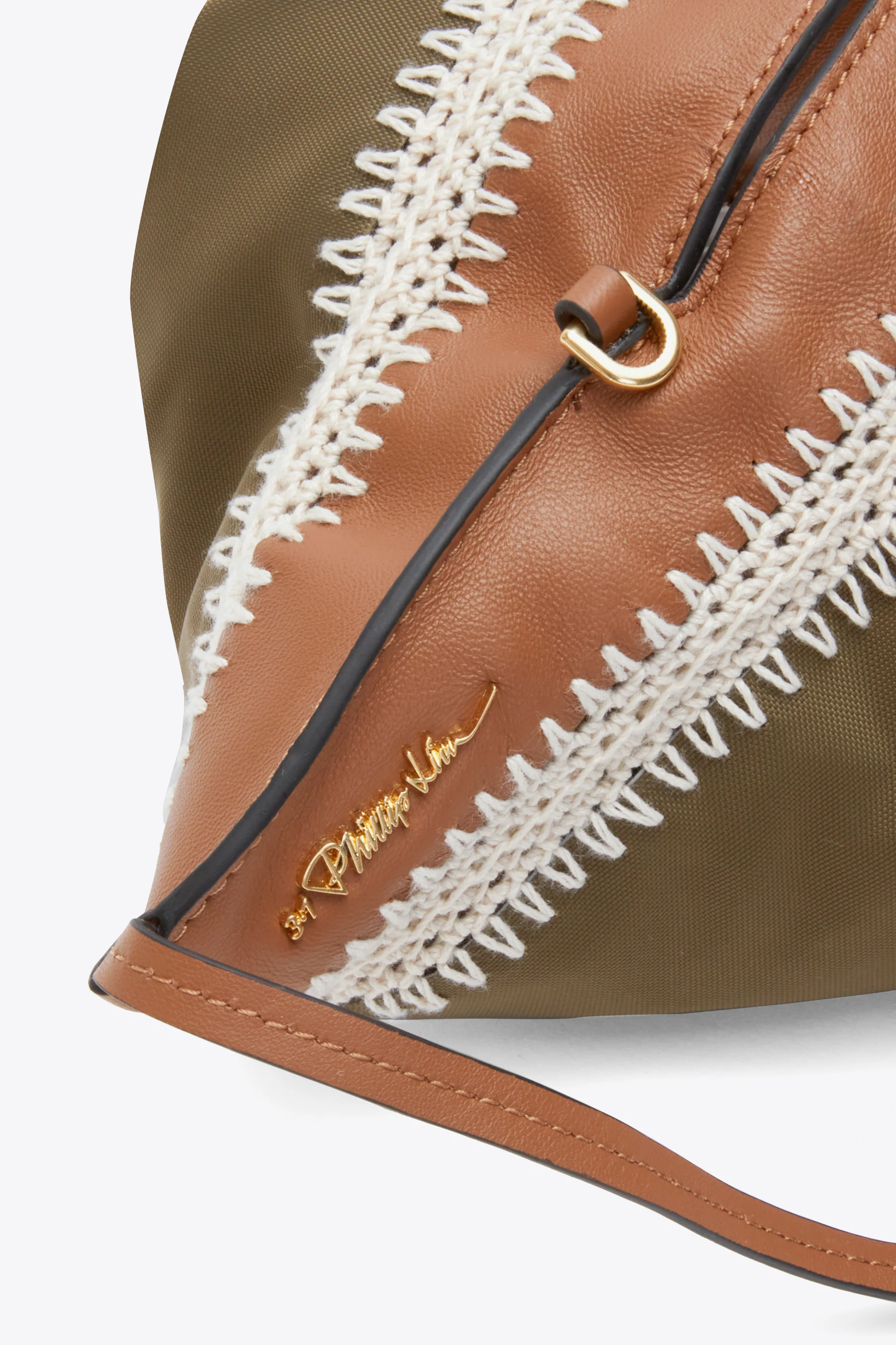 Nylon Luna Mini Bag with Contrast Stitch - Image 4